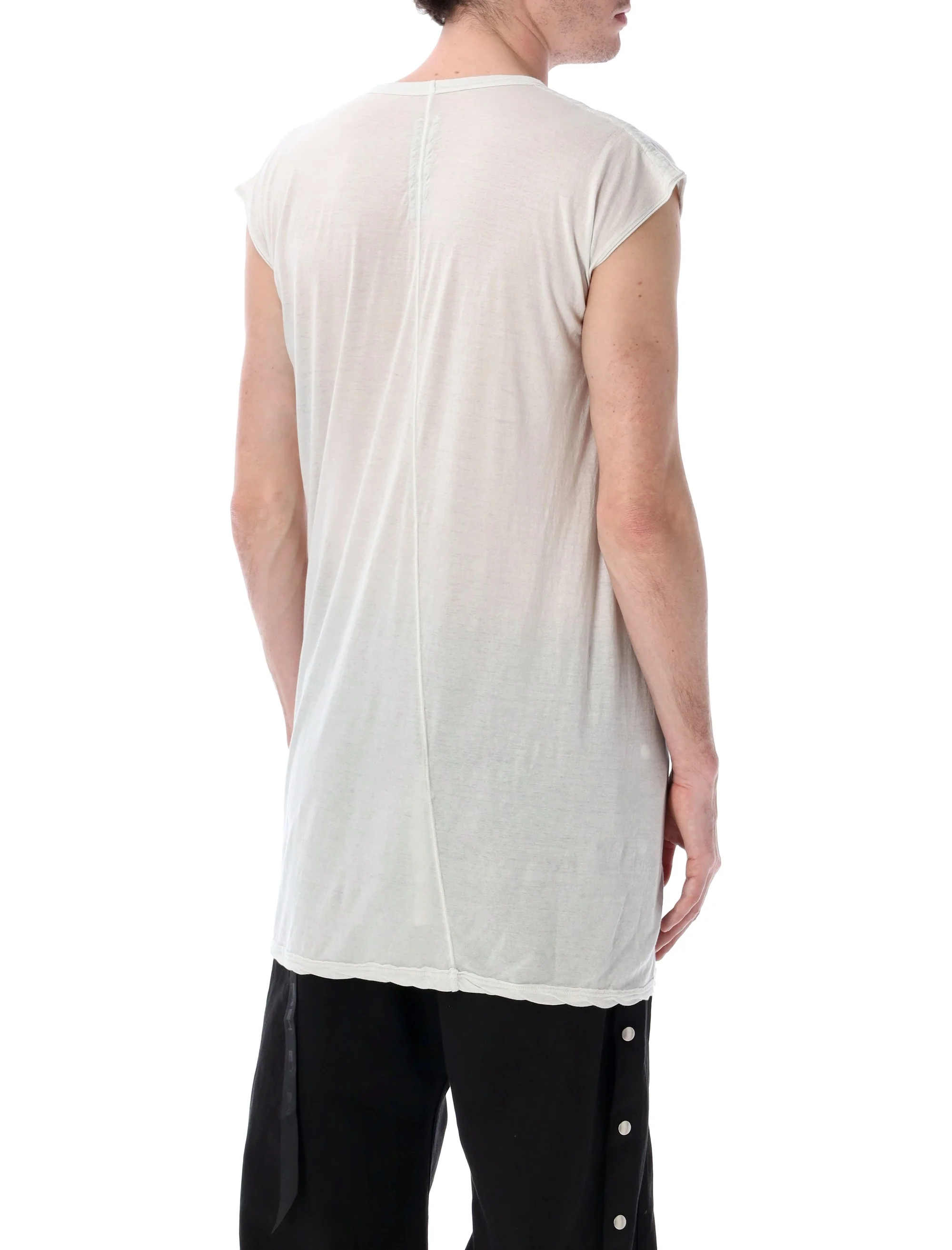 Rick Owens Drkshdw Mini V-Neck Lightweight T-Shirt - Below Hip Length - Image 2
