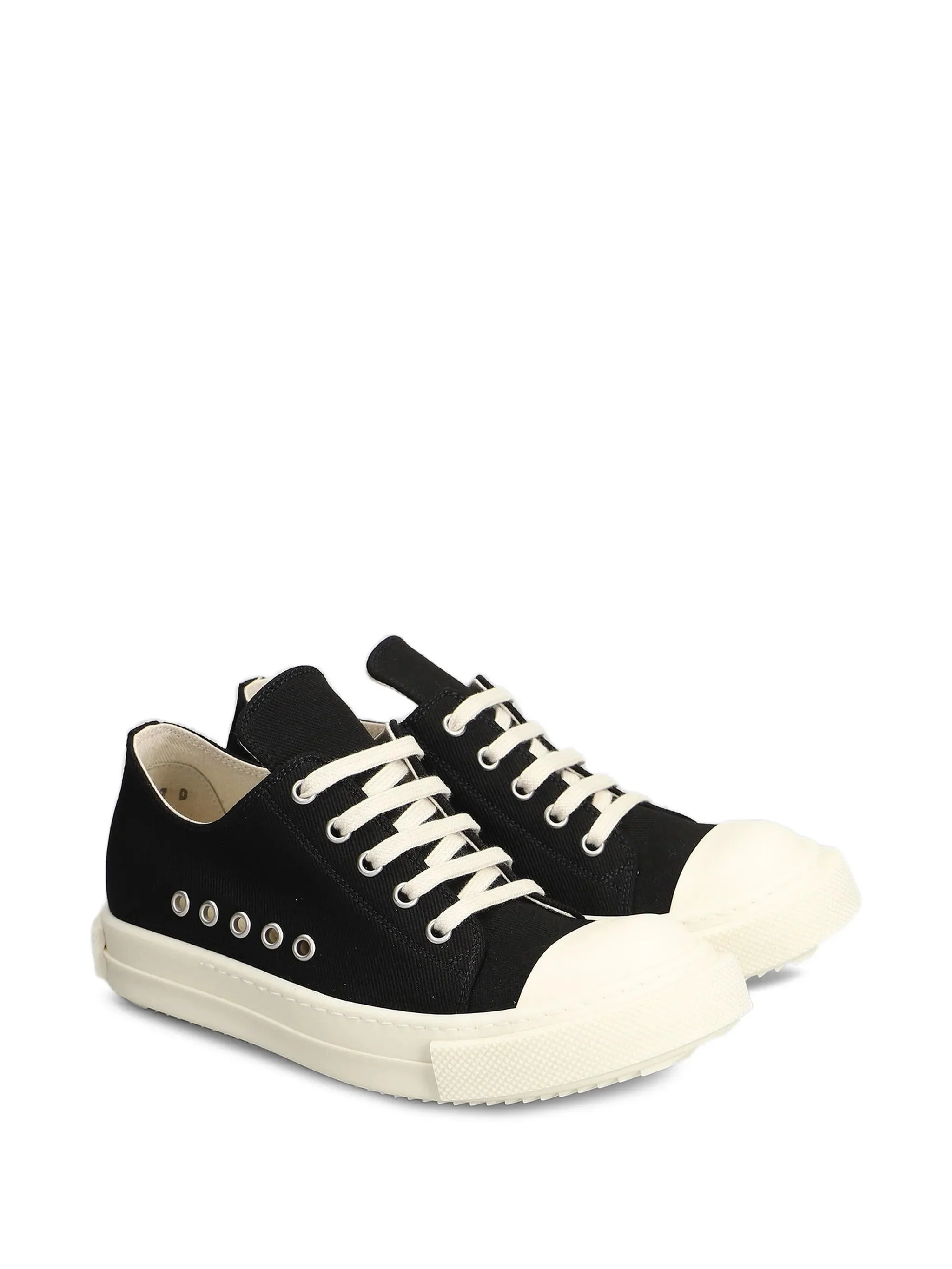 Rick Owens Drkshdw Overdized High-Top Sneakers with Shark-Tooth Toe Caps - Image 2