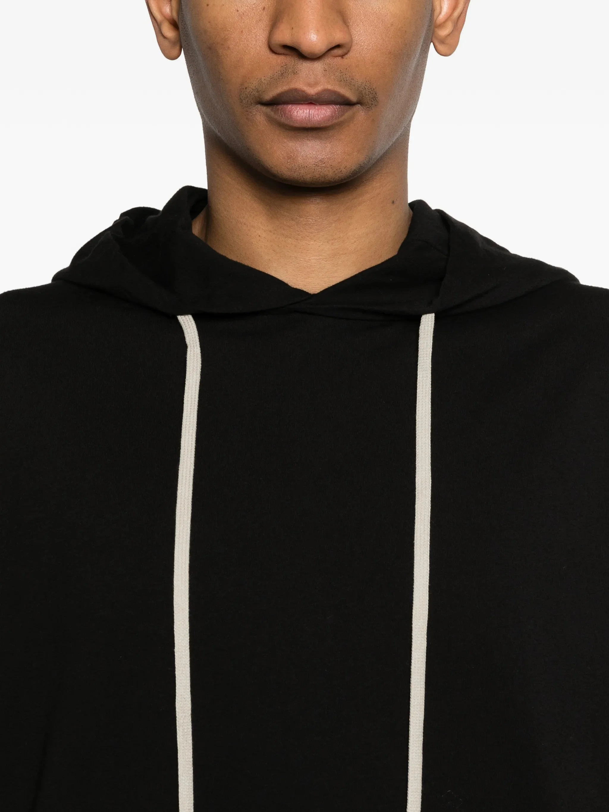 Rick Owens Drkshdw Oversized Hooded Sweatshirt with Long Sleeves and Drawstring - Image 5