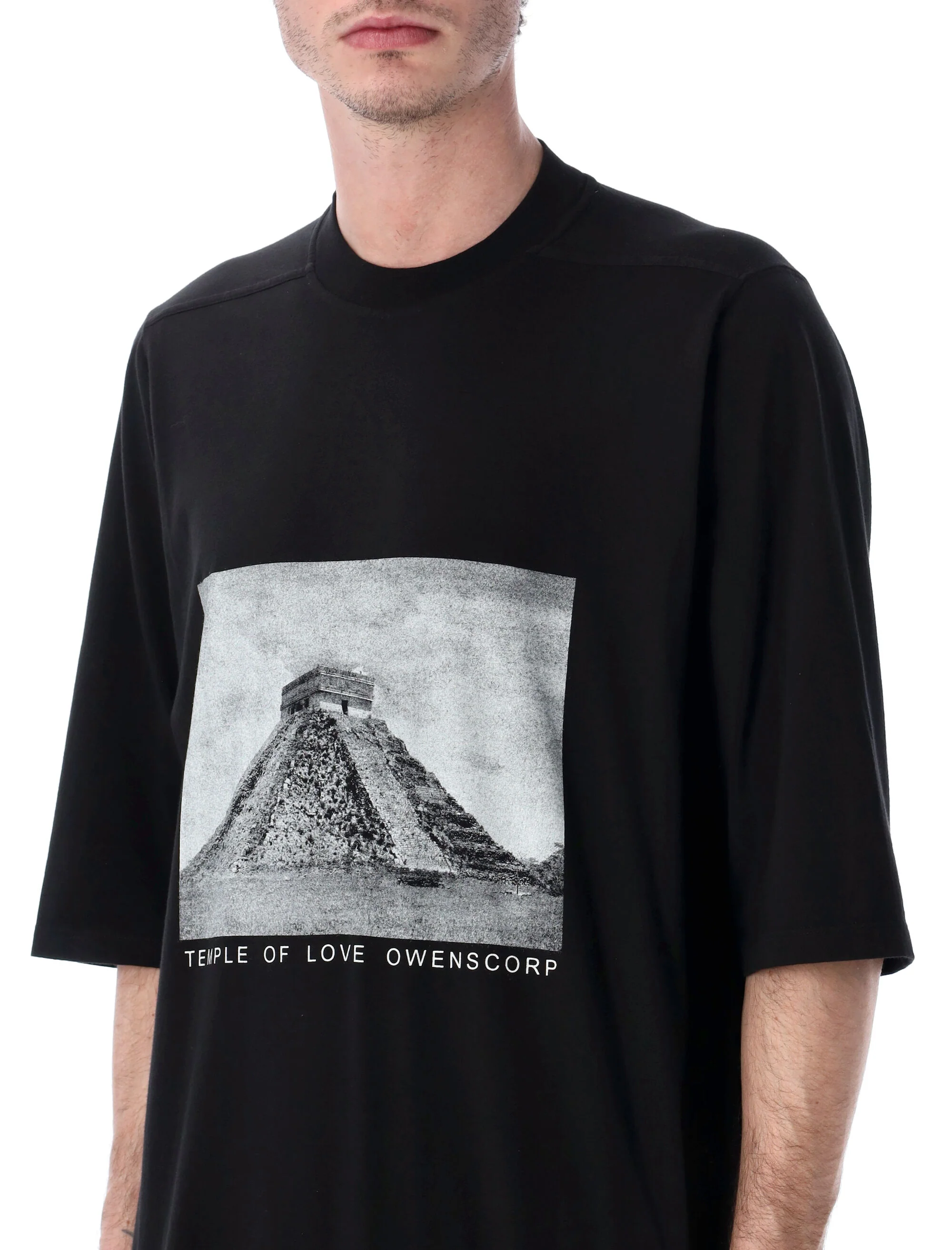 Rick Owens Drkshdw Oversized Mini Streetwear T-Shirt - Below-Hip Length - Image 3