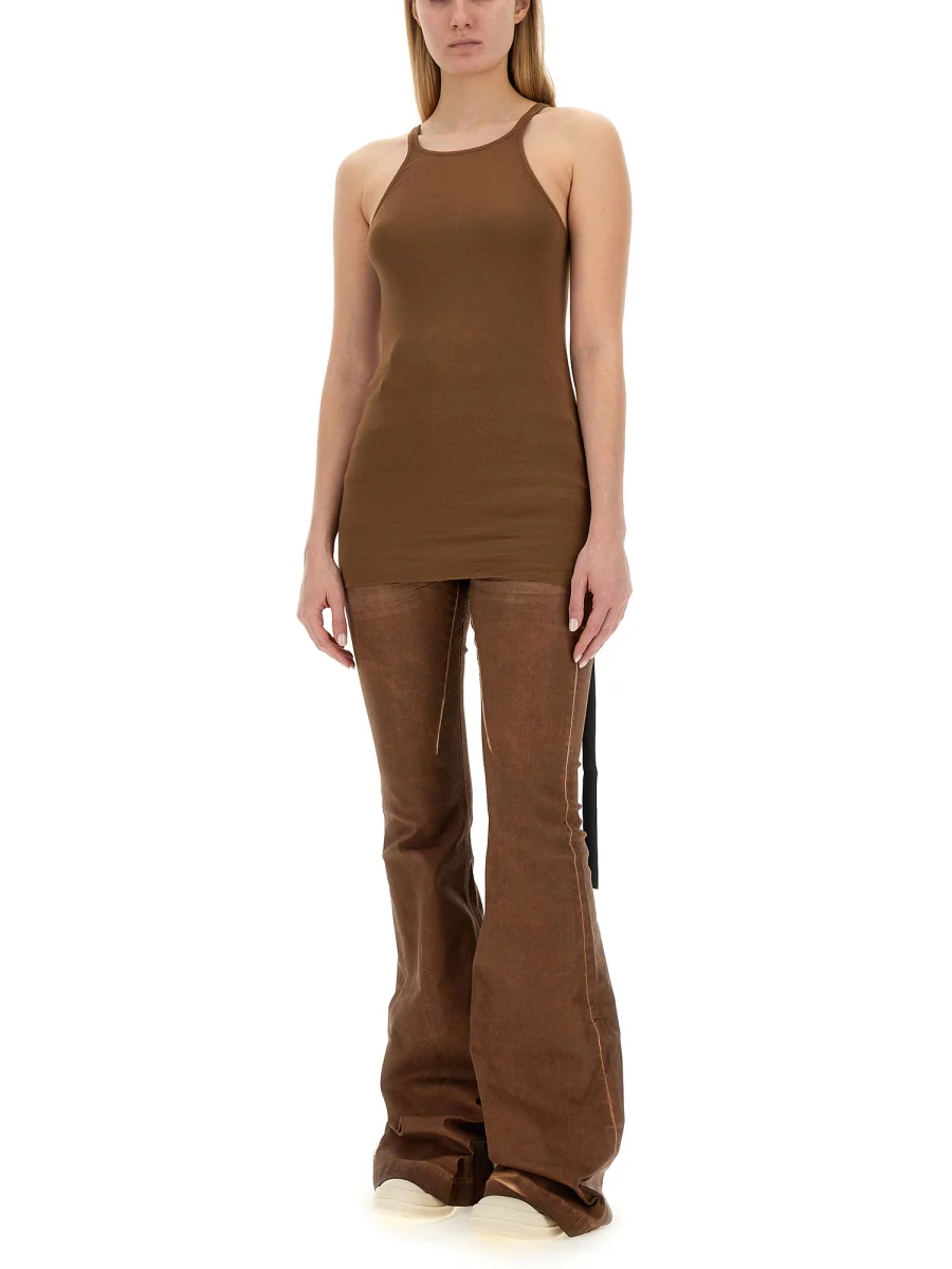 RICK OWENS DRKSHDW Racerback Cotton Tank Top - Image 2