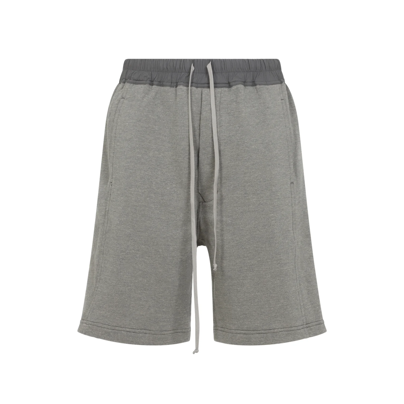RICK OWENS DRKSHDW SS26 TEMPLE WIDE PUSHER SHORTS in LIQUID JERSEY - Image 2