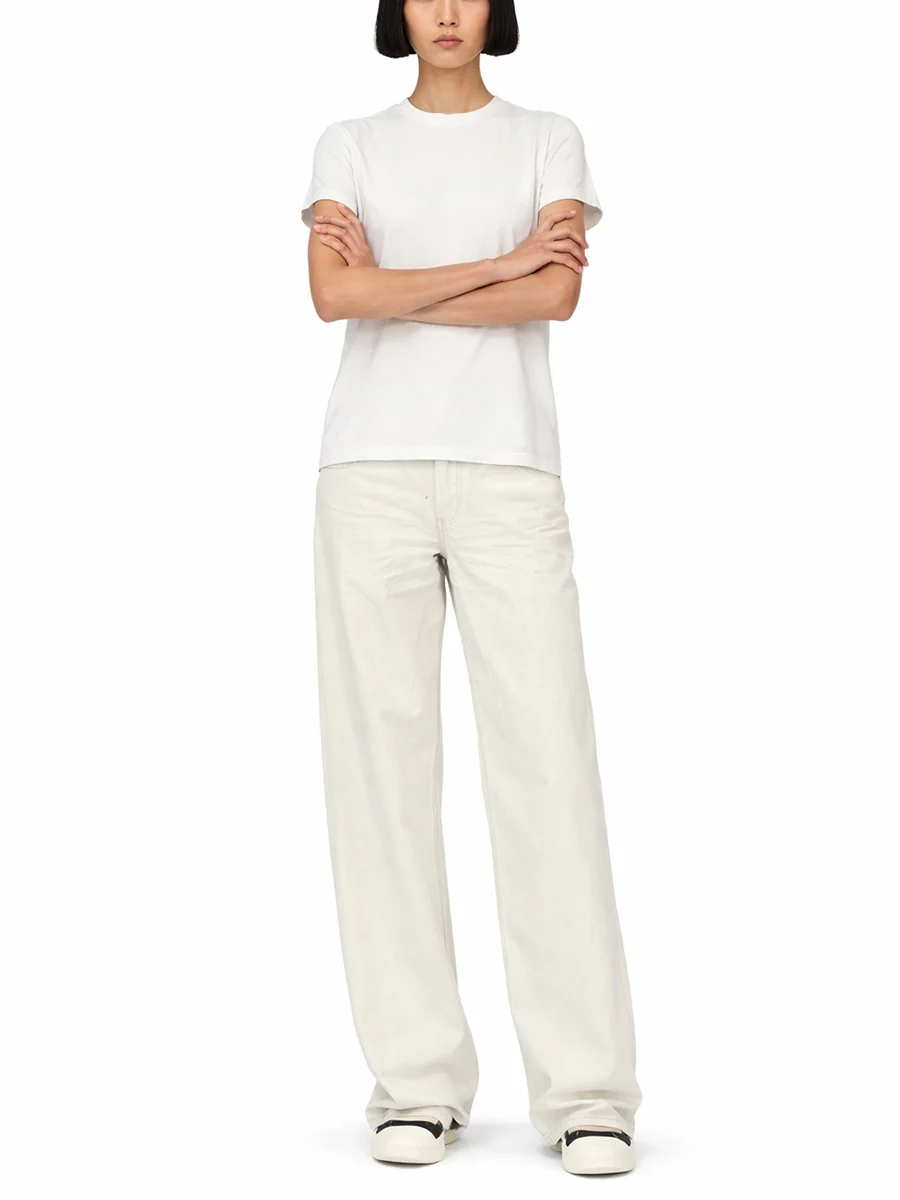 RICK OWENS DRKSHDW Women Cropped Small Level T-Shirt - Image 3