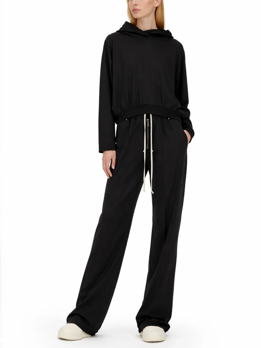 RICK OWENS DRKSHDW Women Cropped Small Level T-Shirt - Image 2
