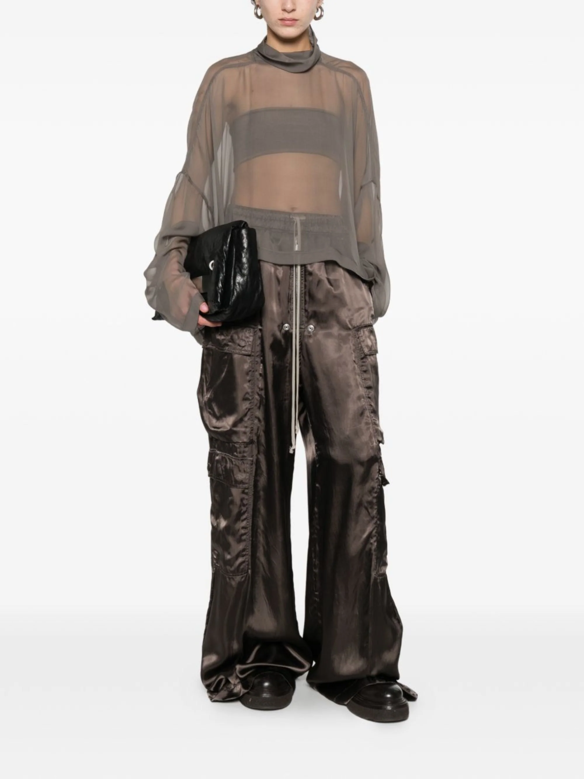 Rick Owens Elegant Drawstring Trousers - Image 2