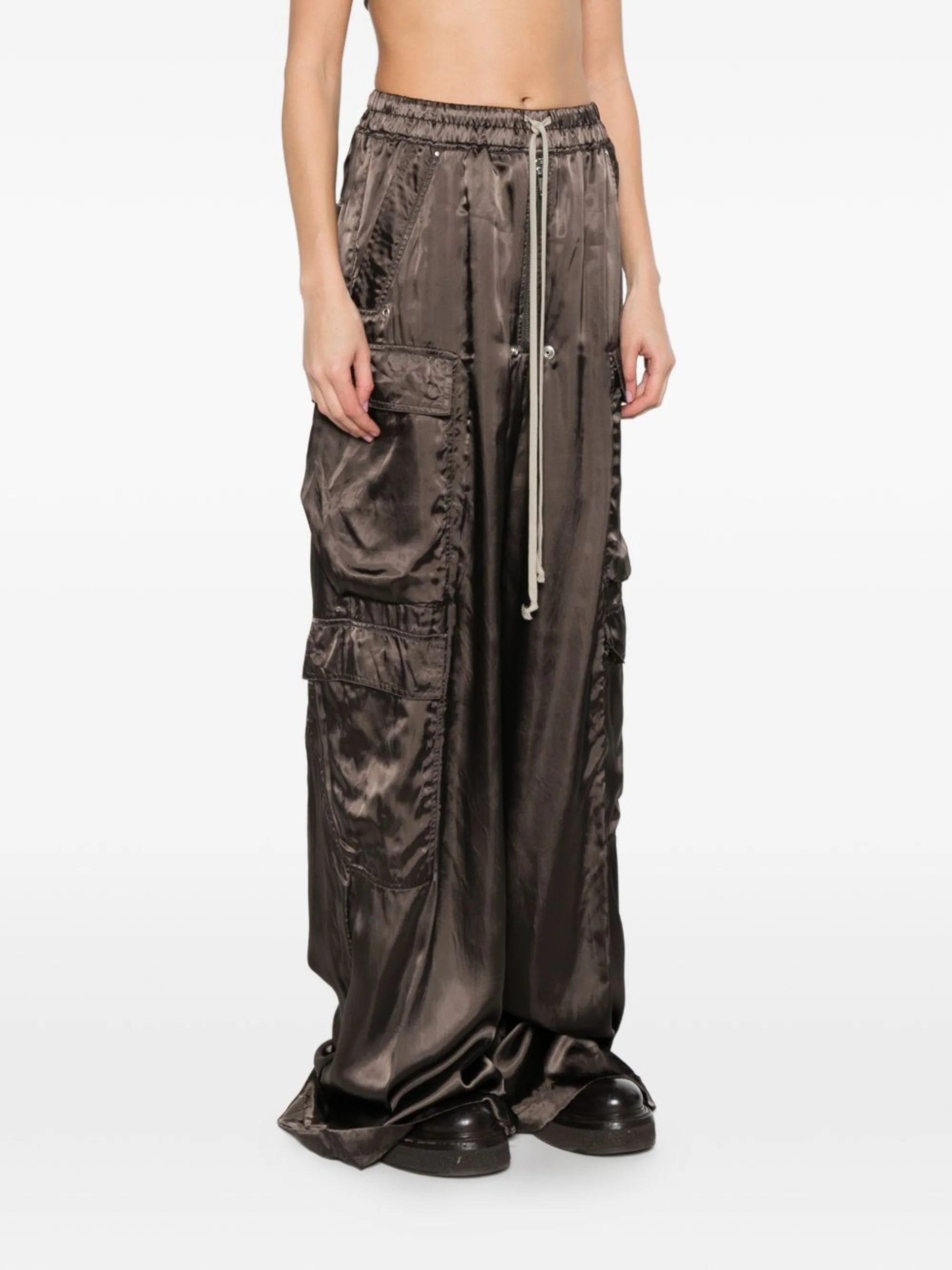 Rick Owens Elegant Drawstring Trousers - Image 3