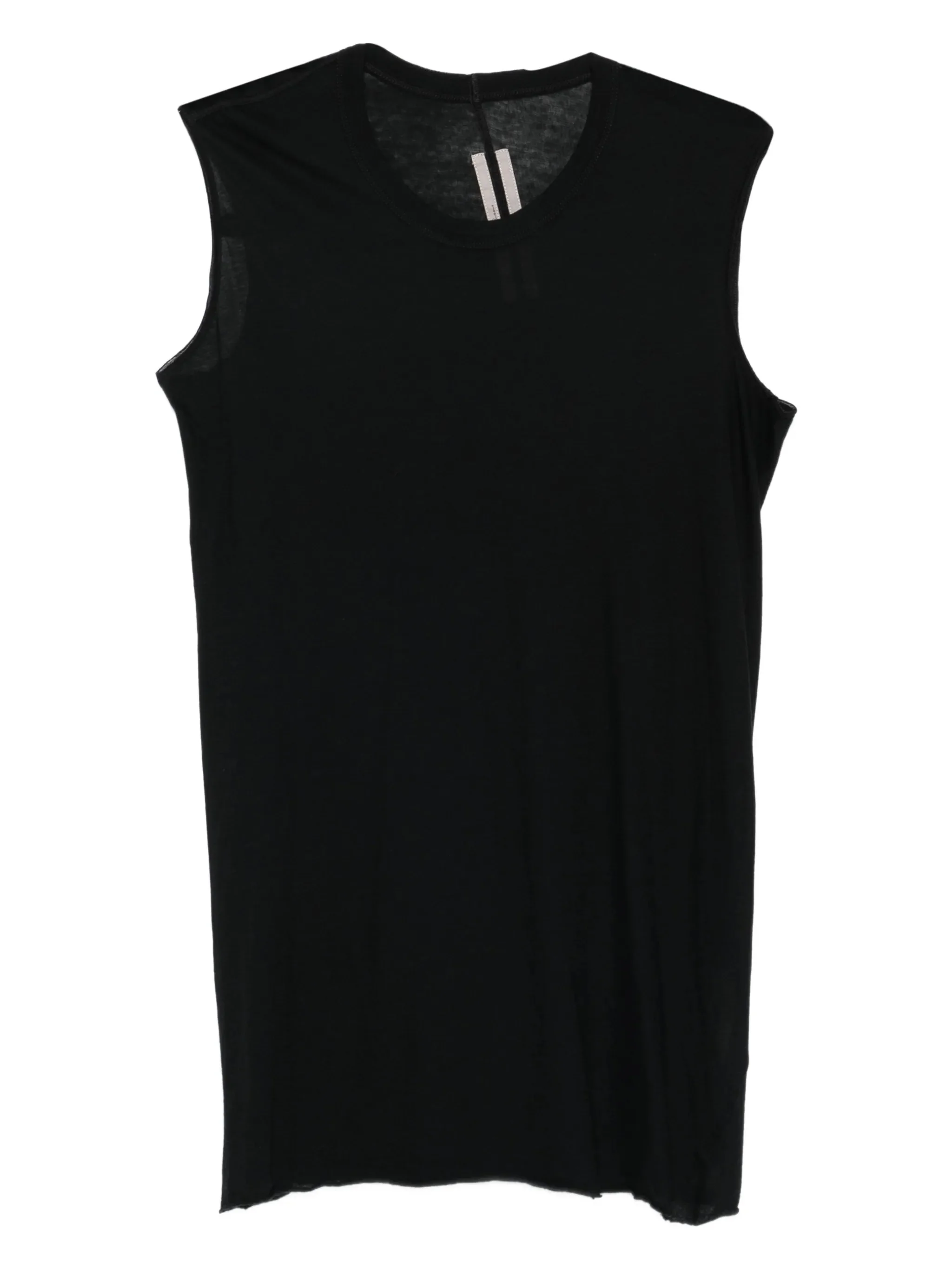 Rick Owens Essential Short Sleeve Ribbed Top - Size S - Image 2