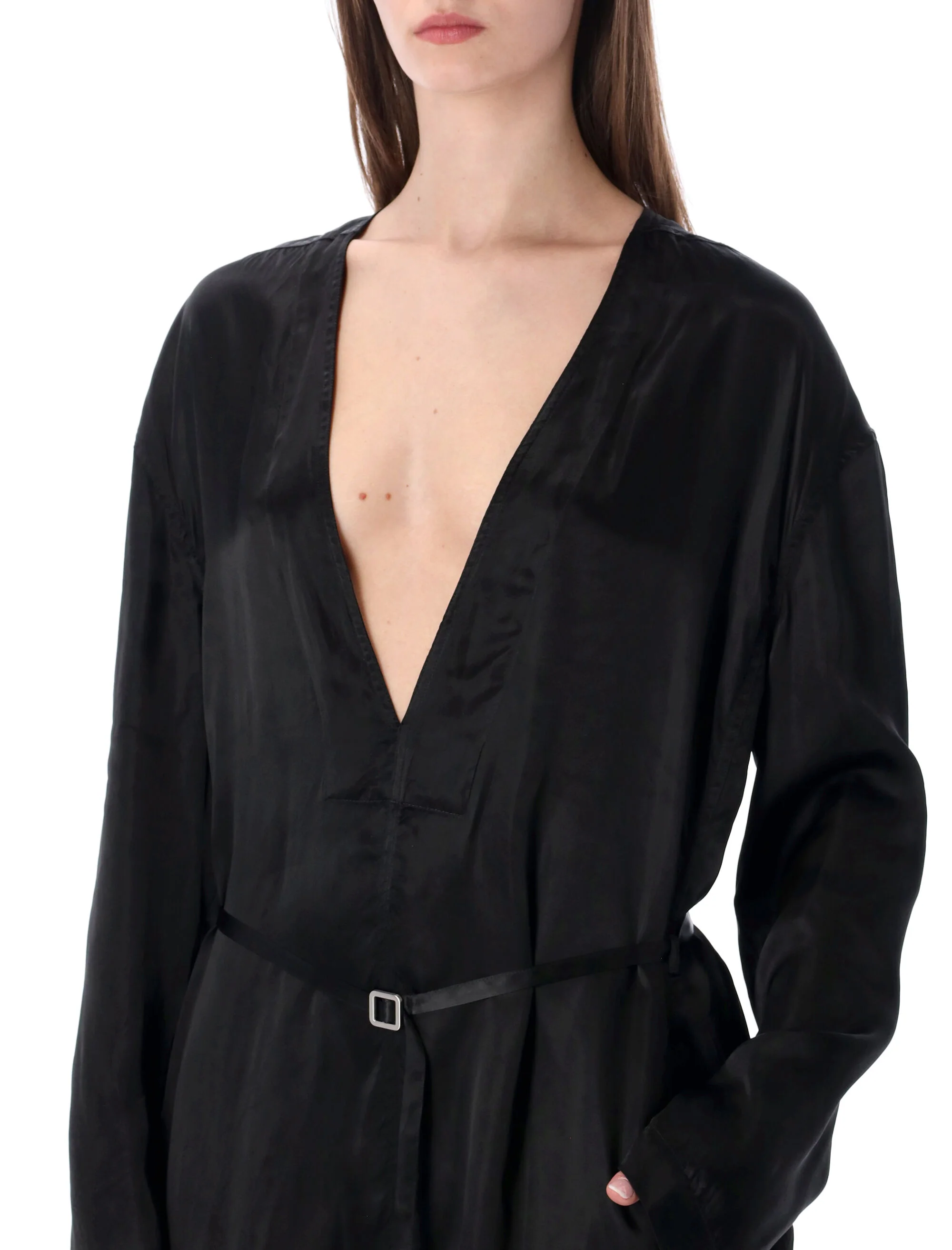 Rick Owens Jersey Prong Mini Dress - Image 3