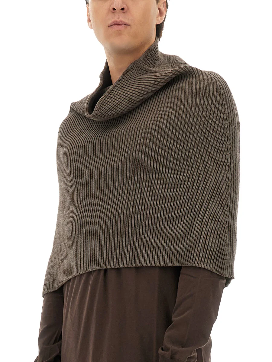 RICK OWENS Knitted Cape - Image 4