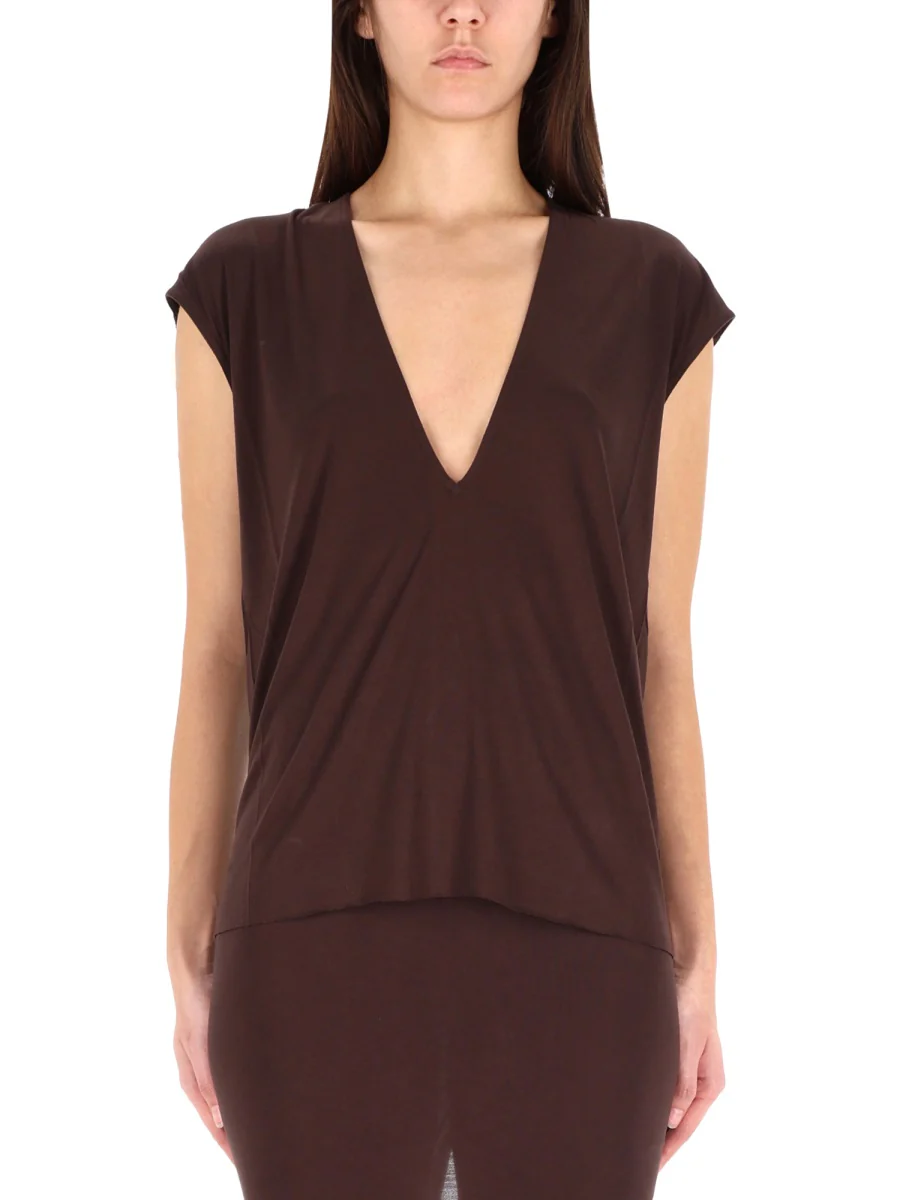Rick Owens Lilies Chic Mini T-Shirt for Women - FW25 Collection