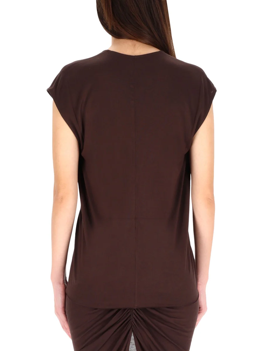 Rick Owens Lilies Chic Mini T-Shirt for Women - FW25 Collection - Image 7