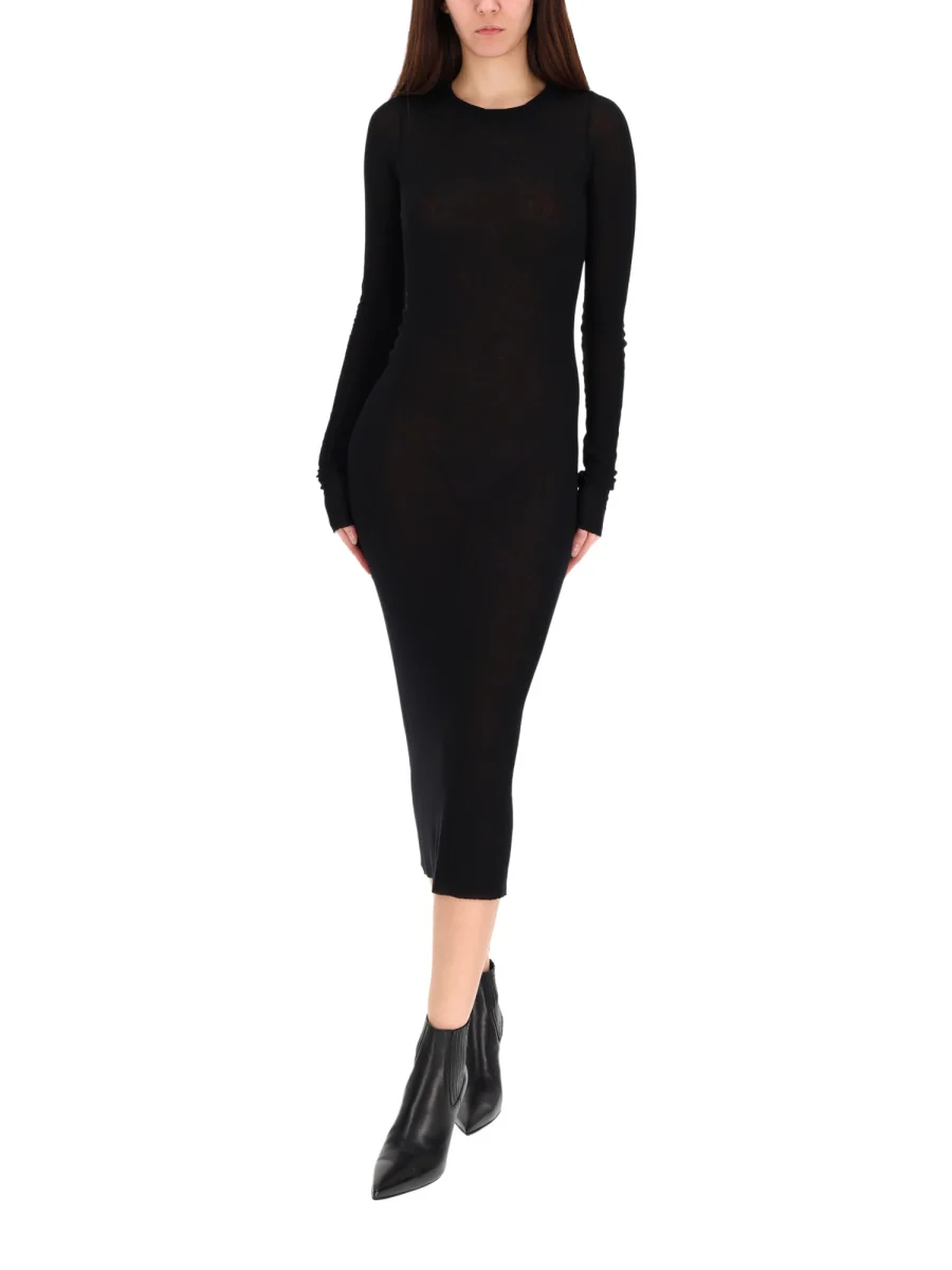 RICK OWENS Long-sleeve Maxi Dress - Image 2