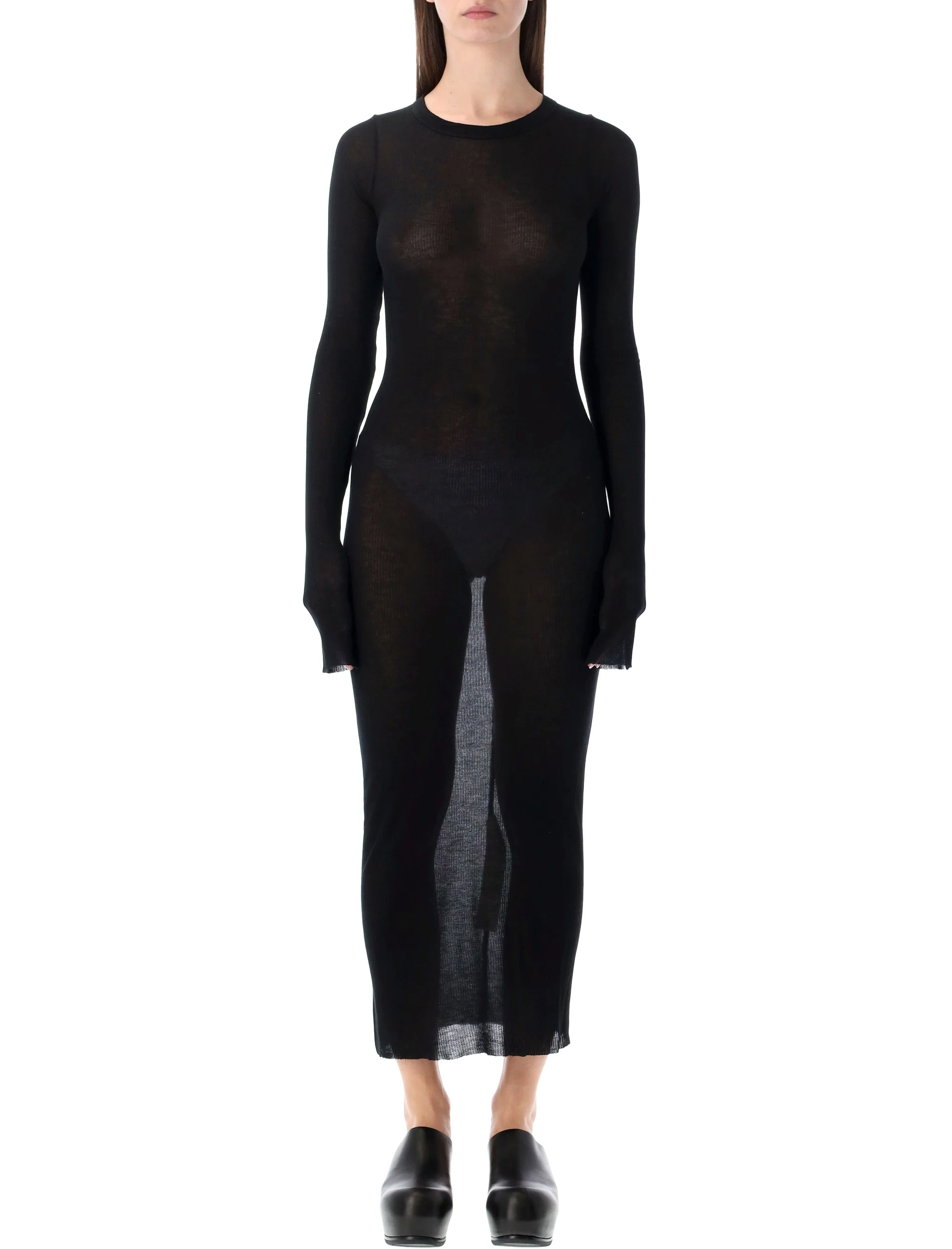 RICK OWENS Long-sleeve Maxi Dress - Image 6