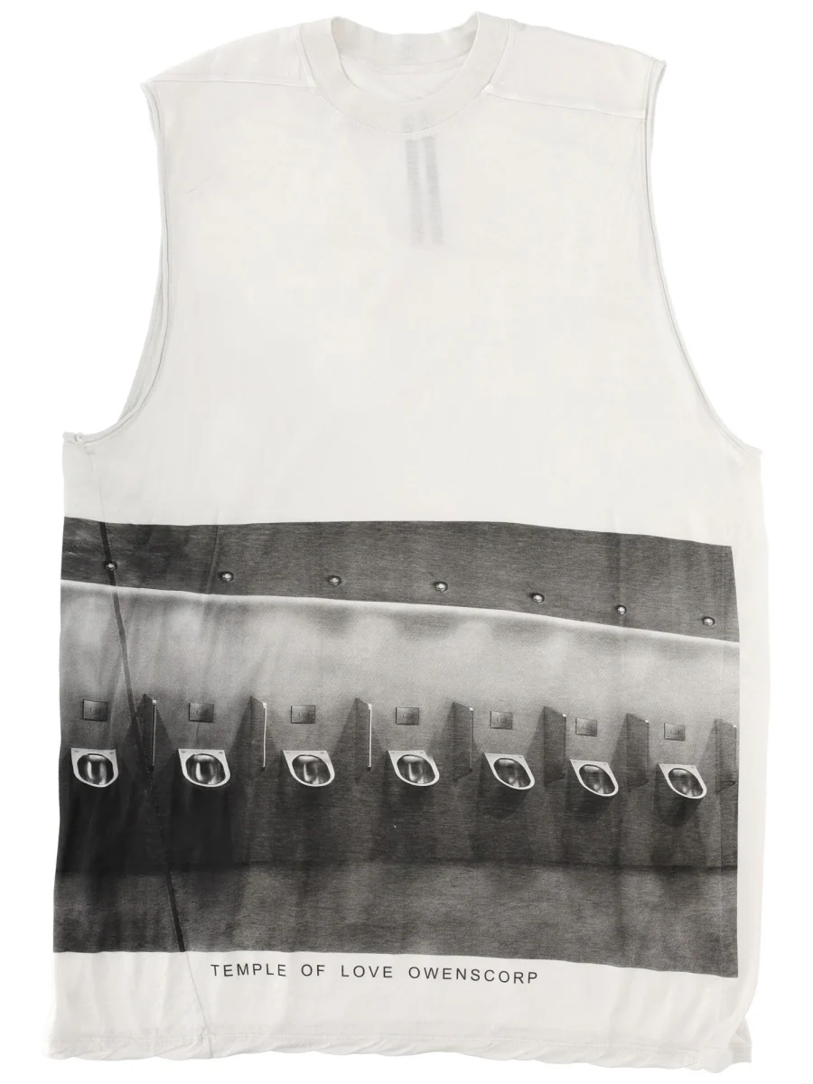 Rick Owens Men's Jumbo Cotton Top - Size S
