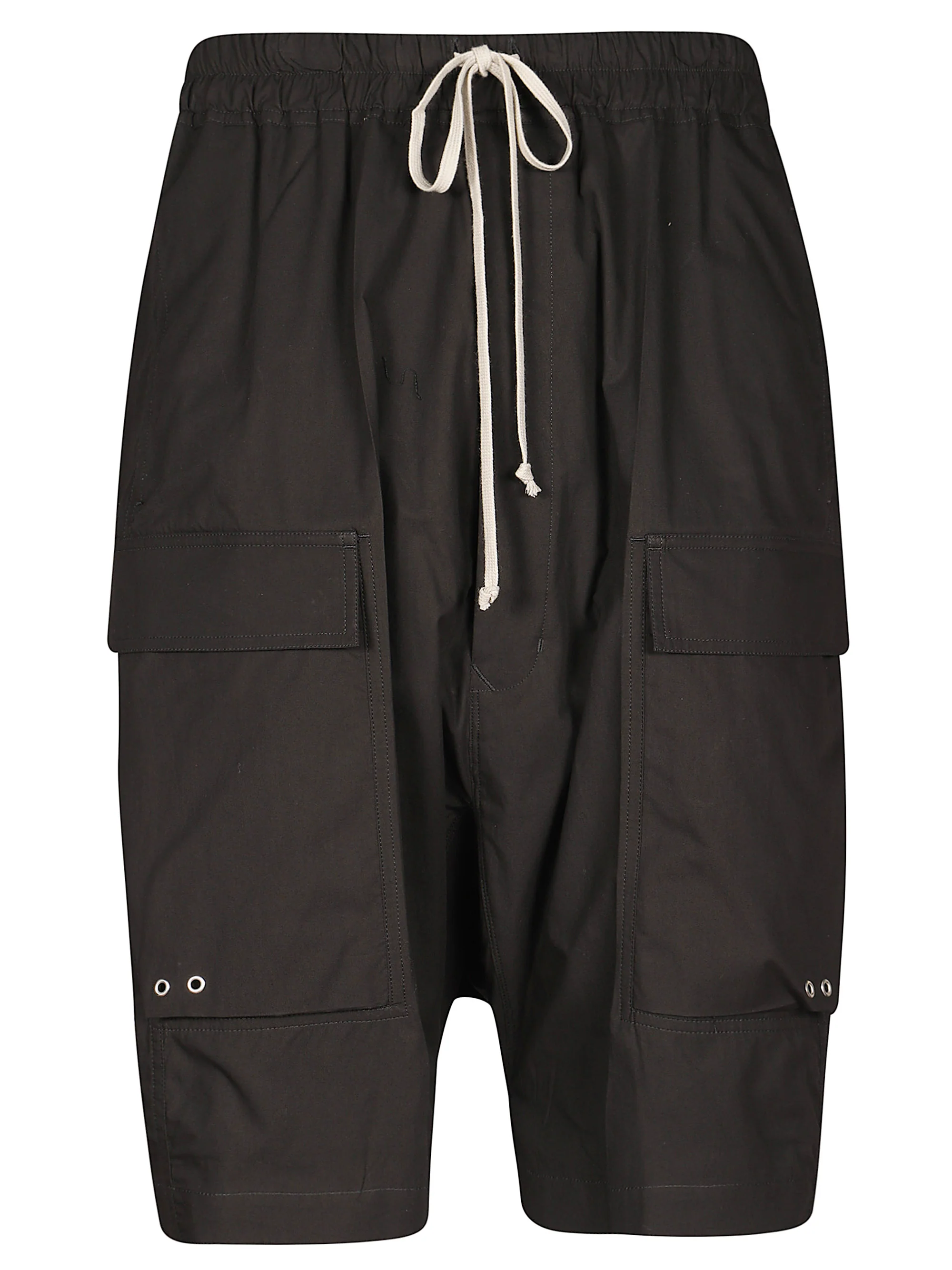 Rick Owens Men's Mini Detail Cotton Shorts