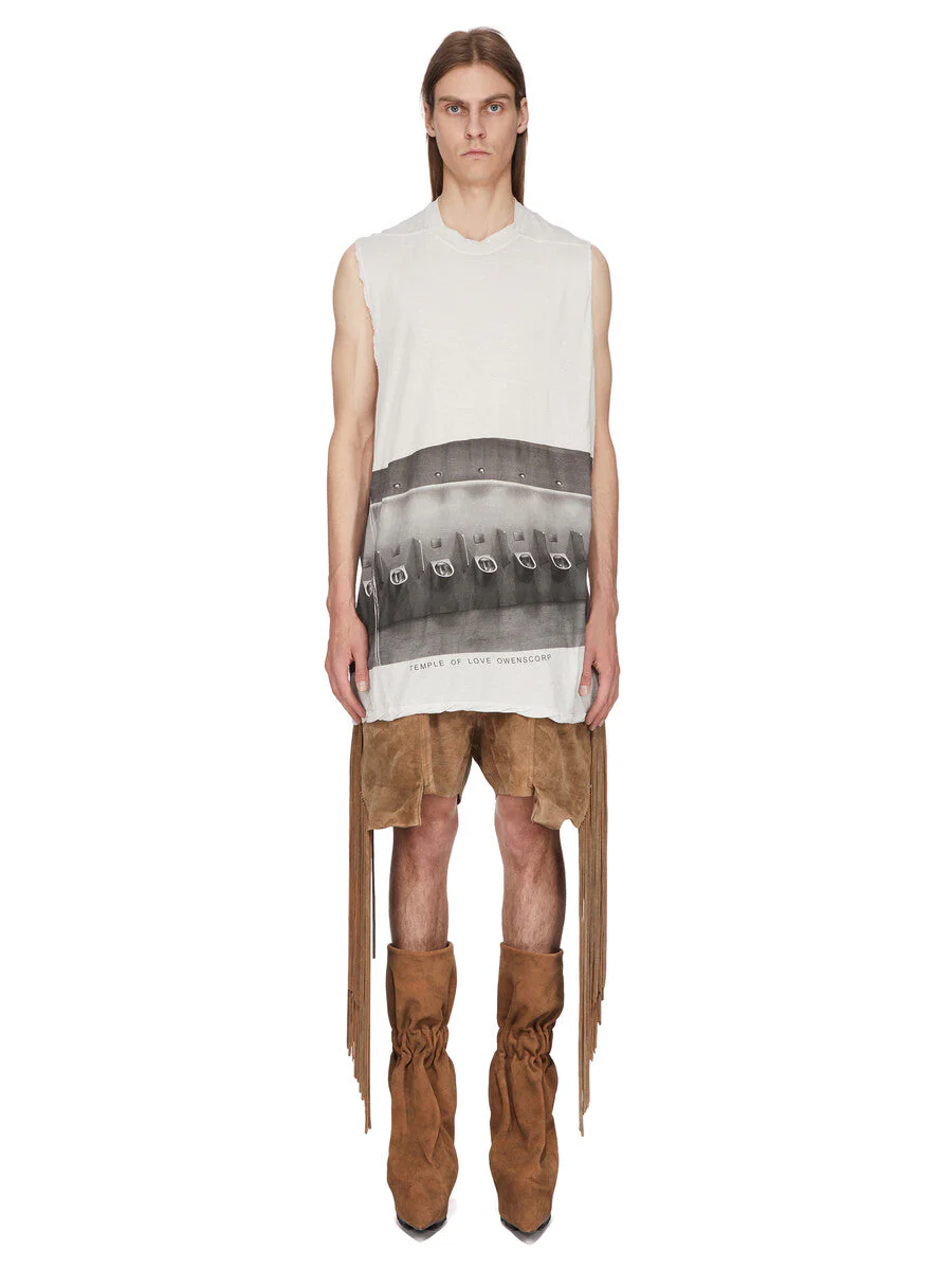Rick Owens Oversized Neck Tank Top - Size S - Image 5