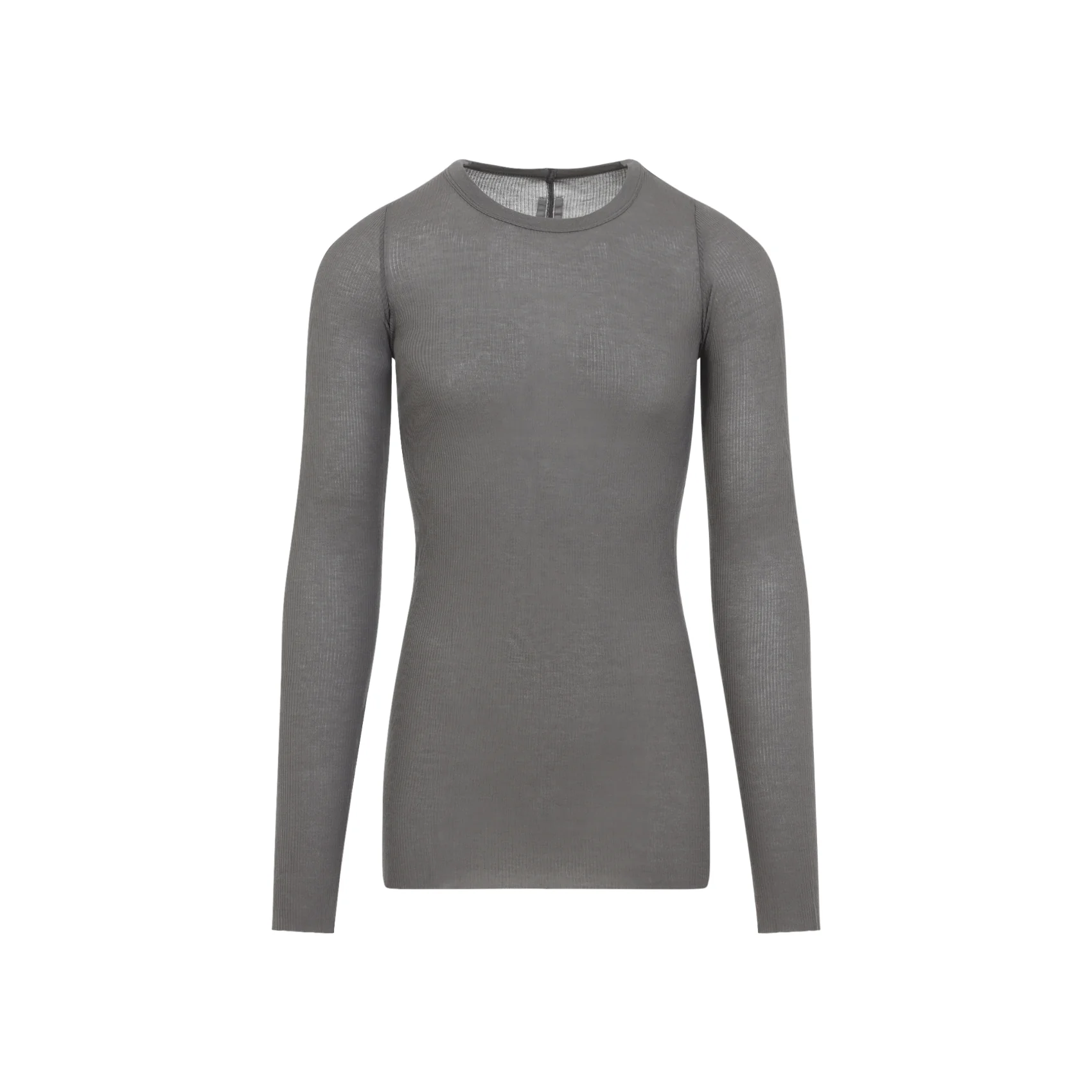 RICK OWENS Rib Long-Sleeve T-Shirt - Image 2