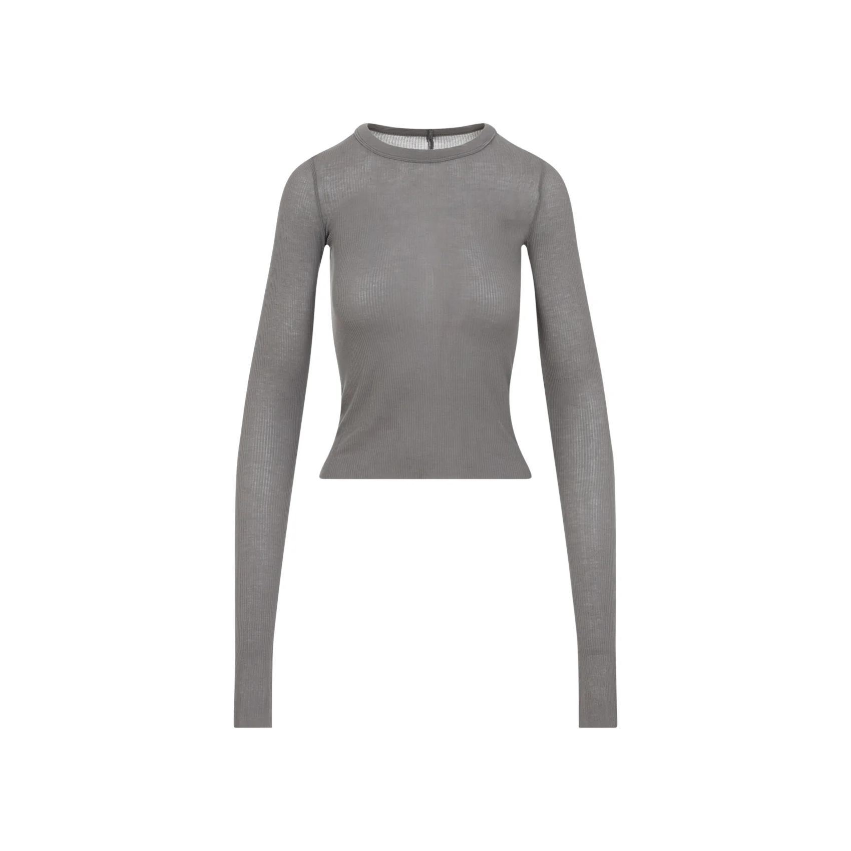 RICK OWENS Ribbed-knit Long-sleeve T-shirt - Image 2