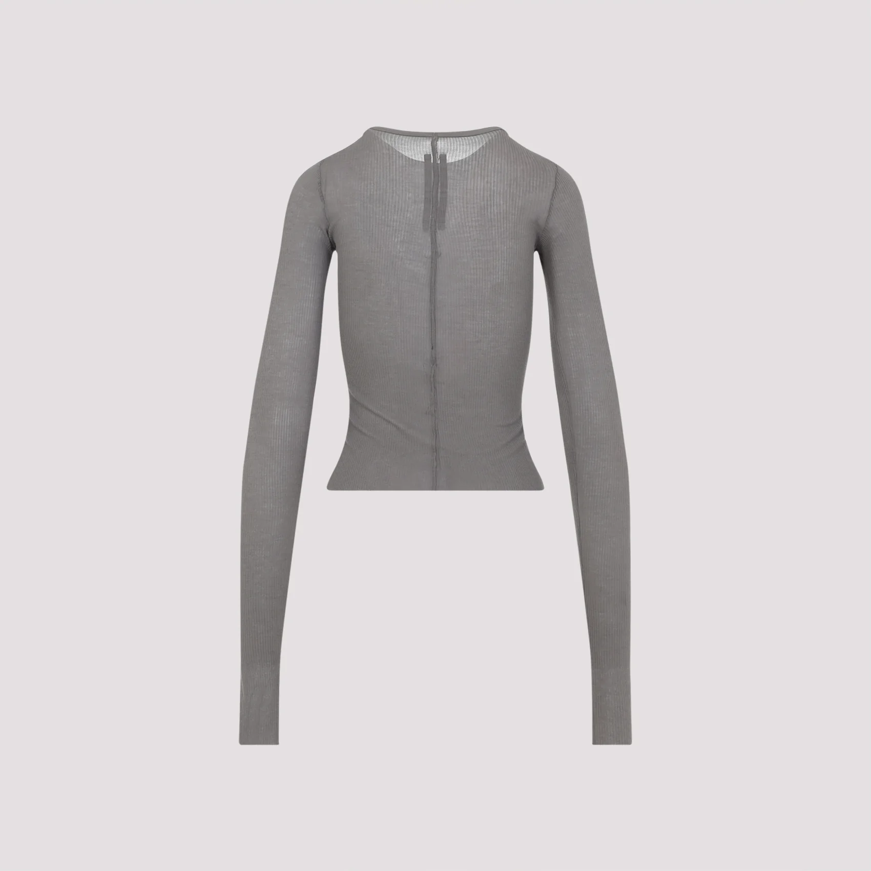 RICK OWENS Ribbed-knit Long-sleeve T-shirt - Image 4
