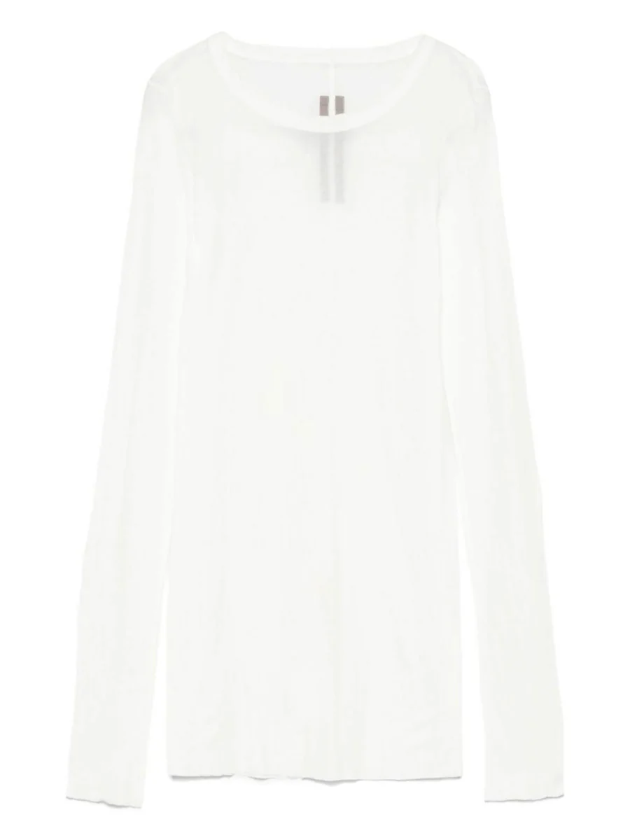 Rick Owens Ribbed Long Sleeve T-Shirt for Women