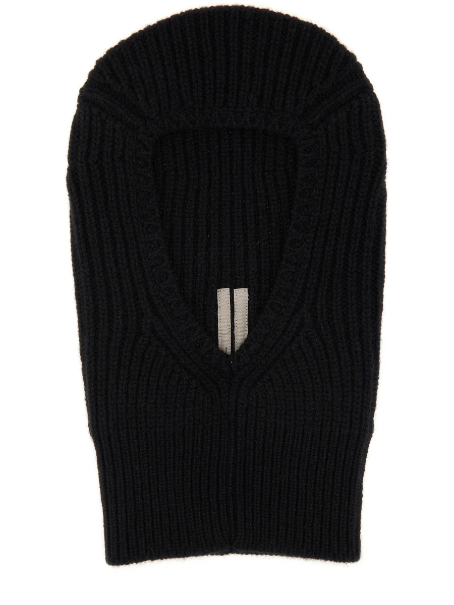 RICK OWENS Ribbed V-cut Balaclava