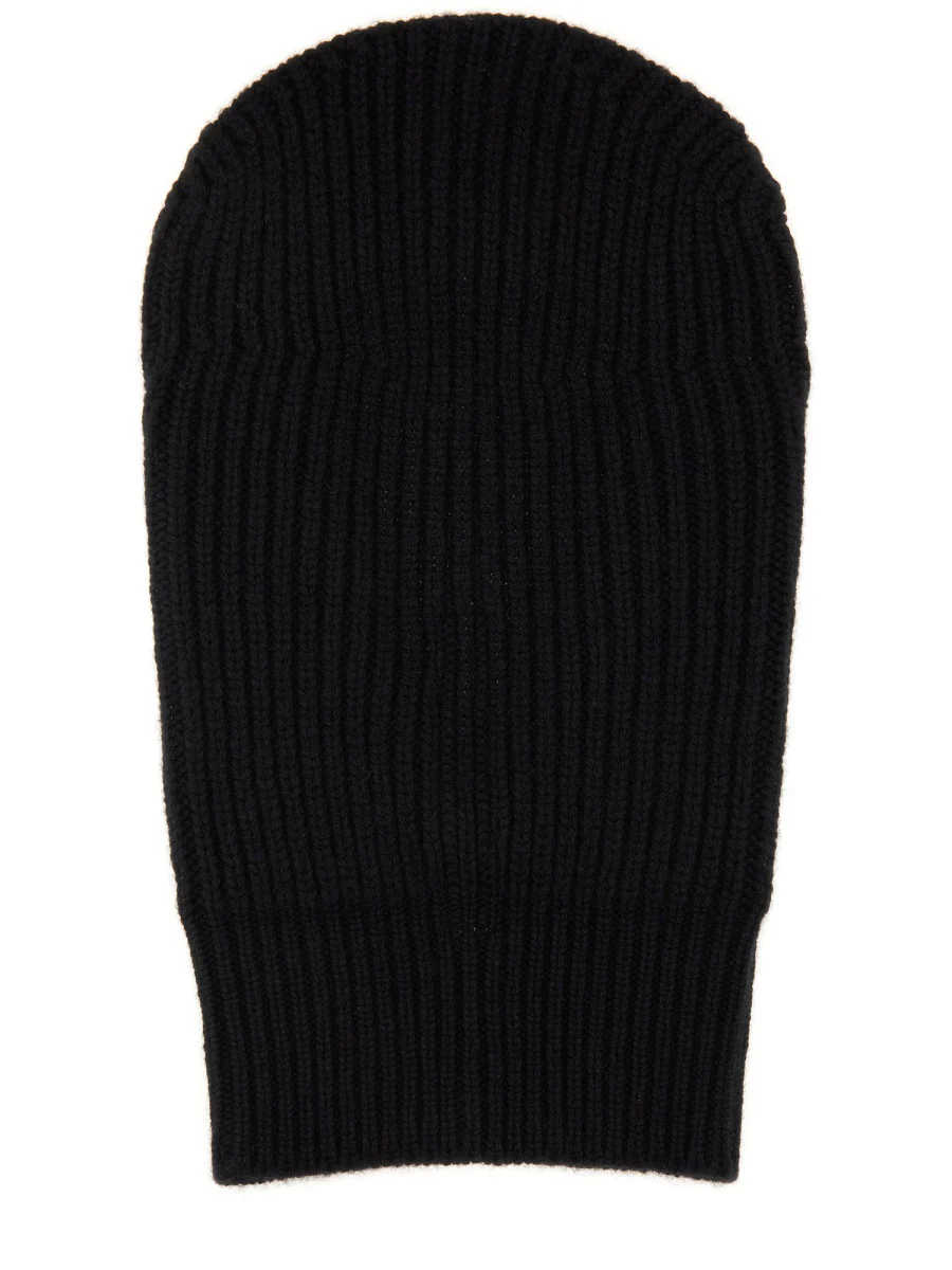 RICK OWENS Ribbed V-cut Balaclava - Image 2