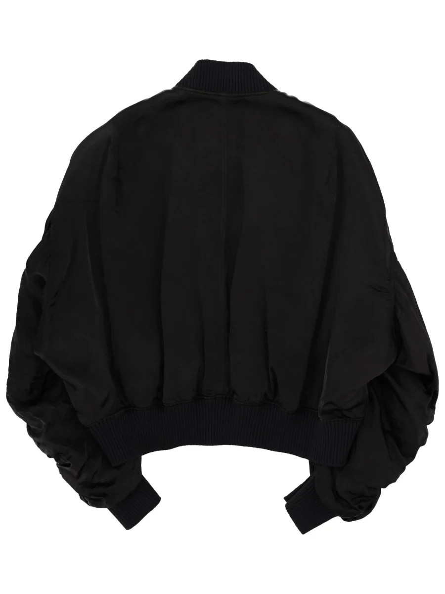 RICK OWENS Ruched Bomber Jacket - Image 2