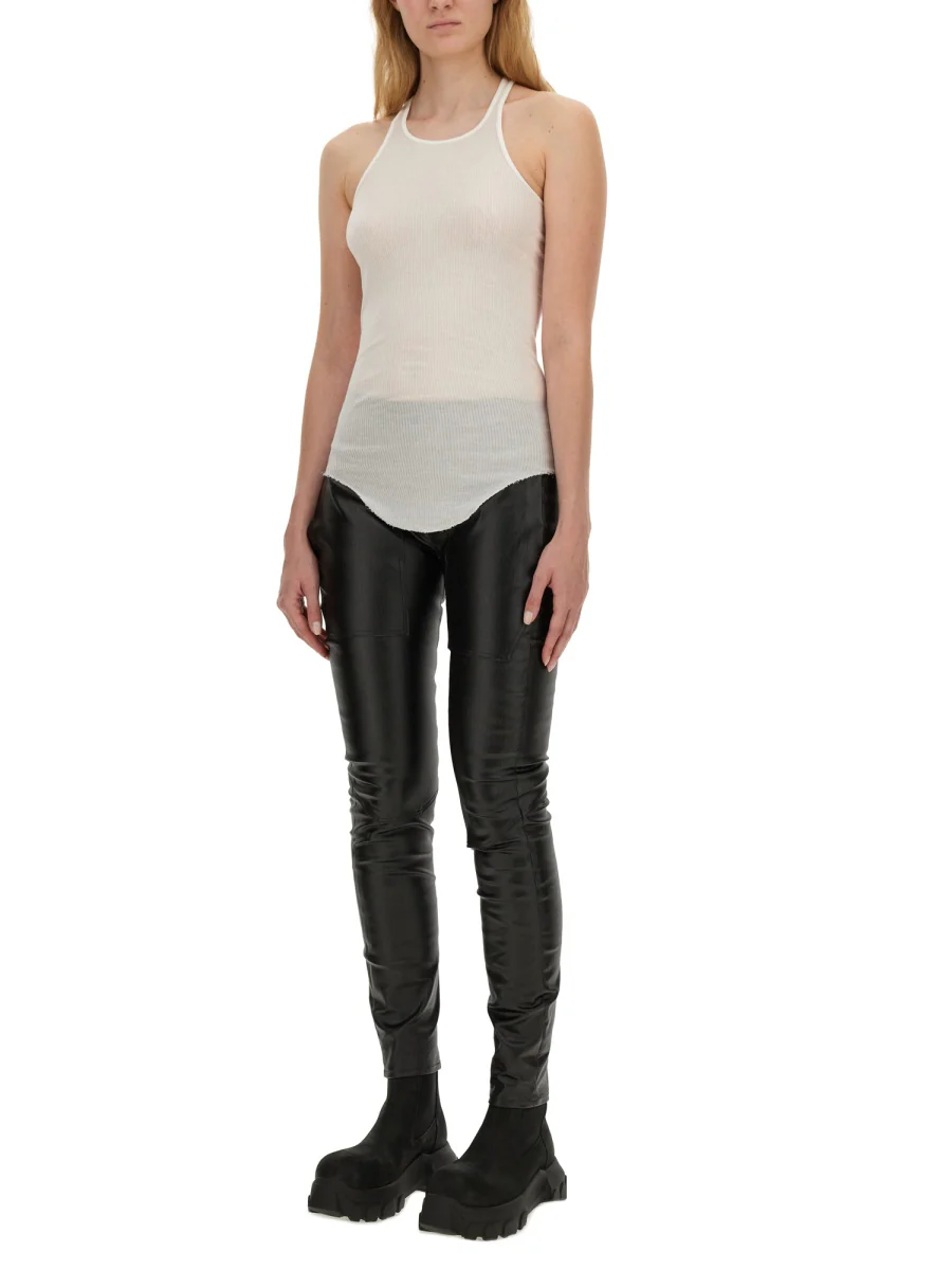 Rick Owens Skinny Fit Denim Leggings - Image 2
