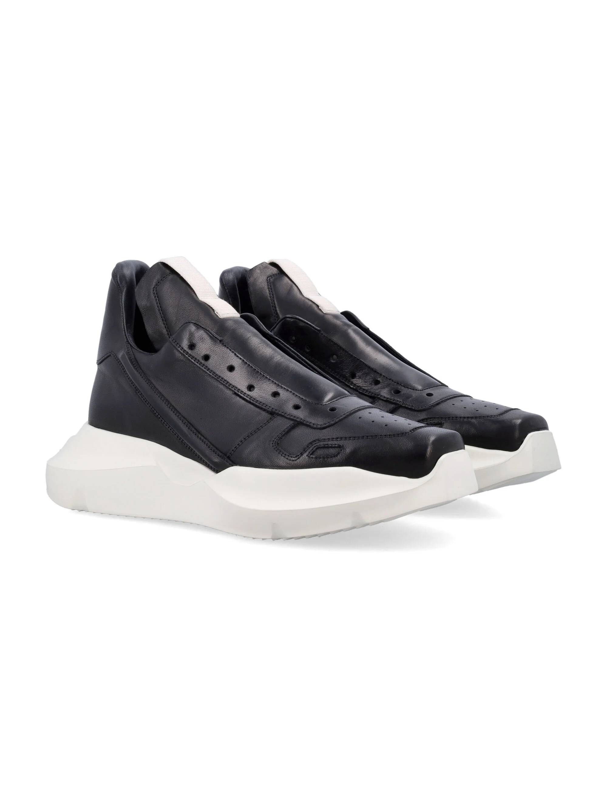 Rick Owens Sleek Ankle-Height Futuristic Sneakers - Image 3