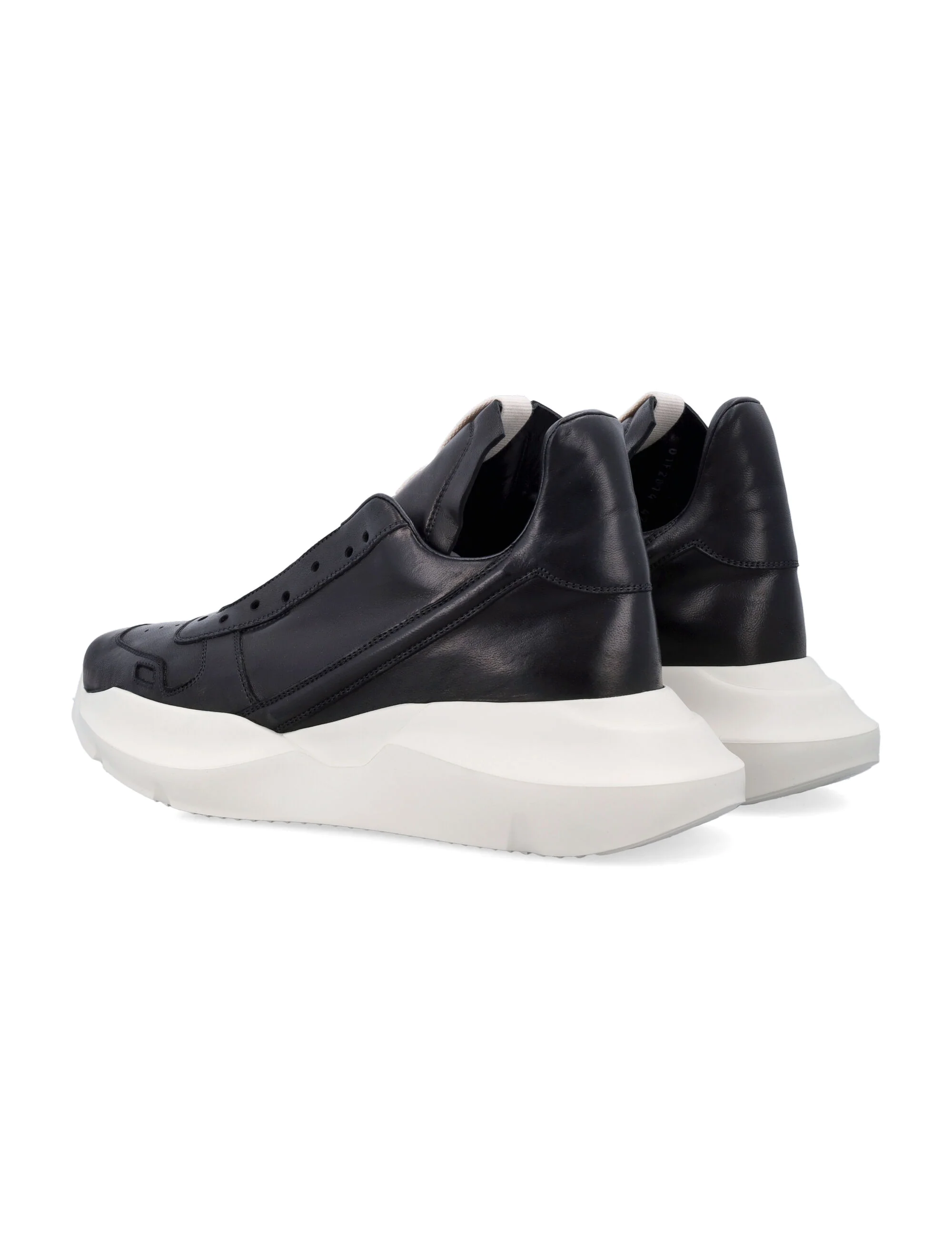 Rick Owens Sleek Ankle-Height Futuristic Sneakers - Image 4