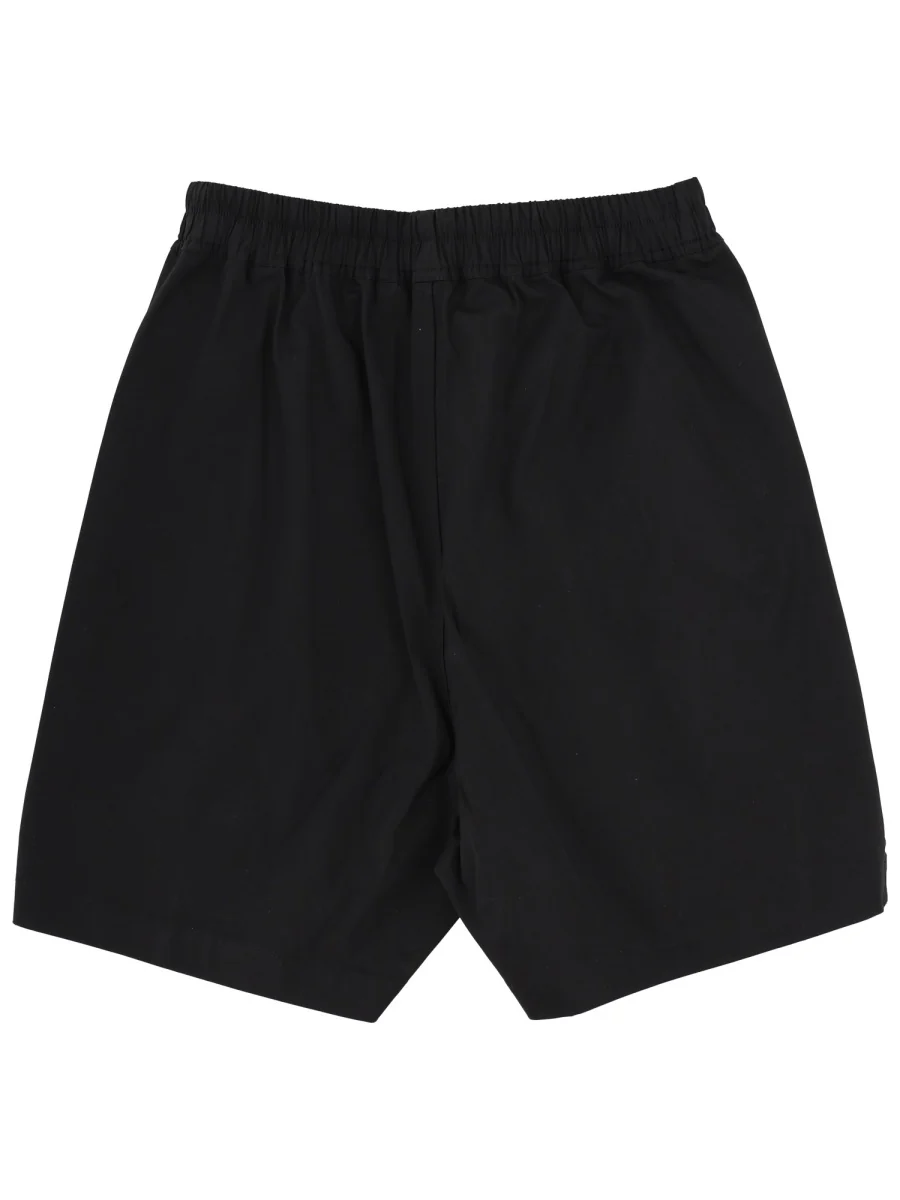 RICK OWENS Straight-Leg Cotton-Blend Poplin Shorts for Men - Image 3
