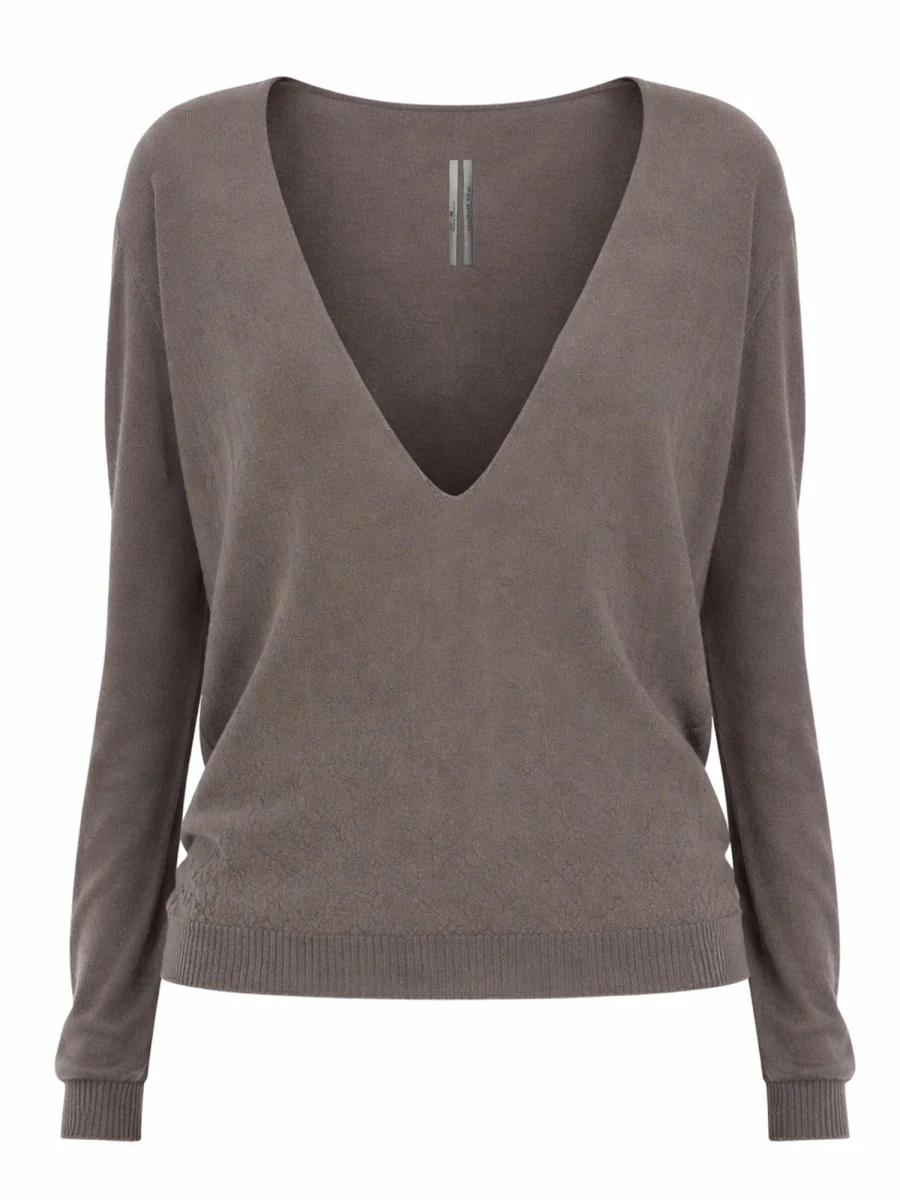 RICK OWENS Temple Extreme V-neck Sweater