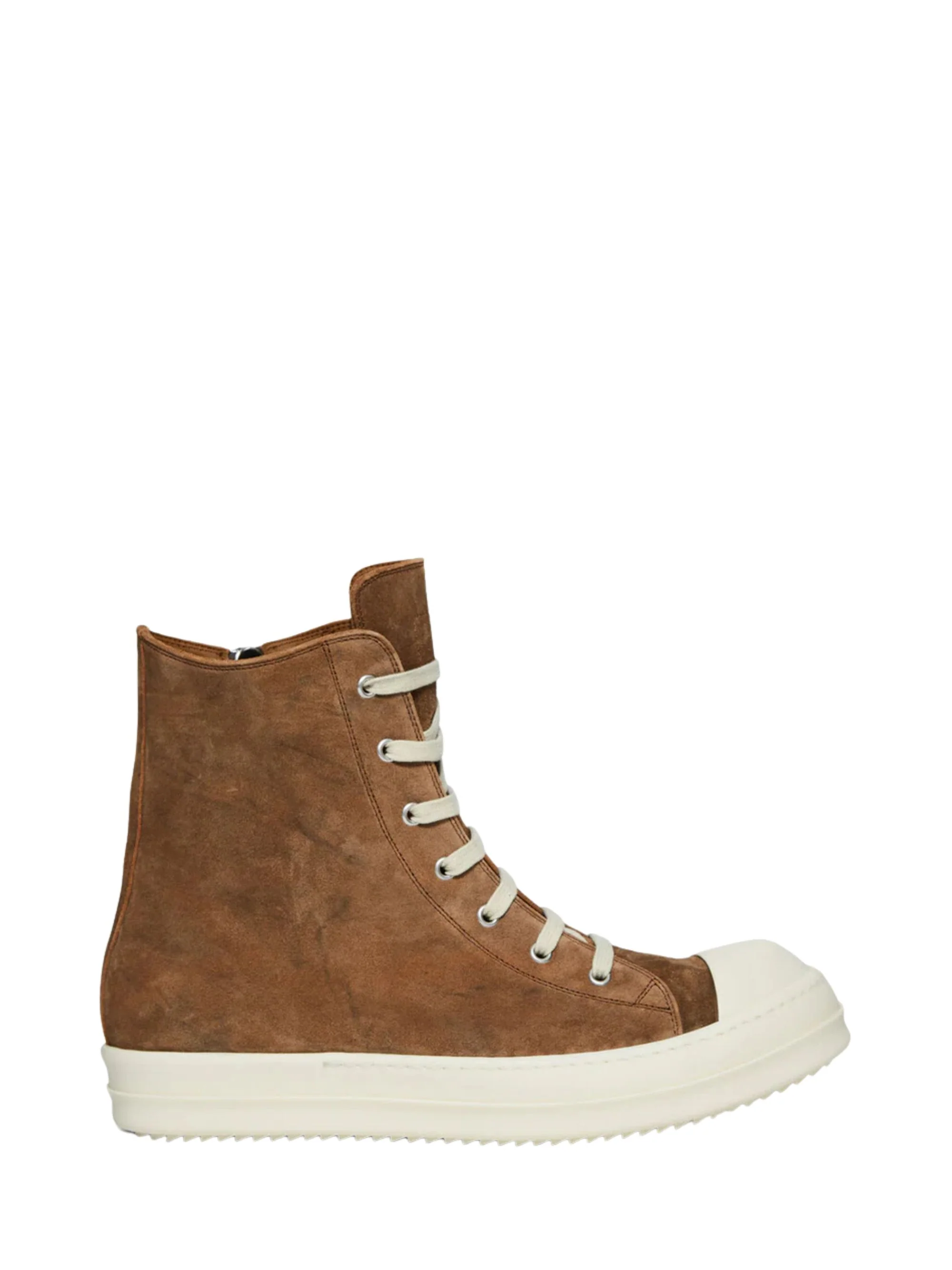 Rick Owens Temple Geobasket Suede High-top Sneakers