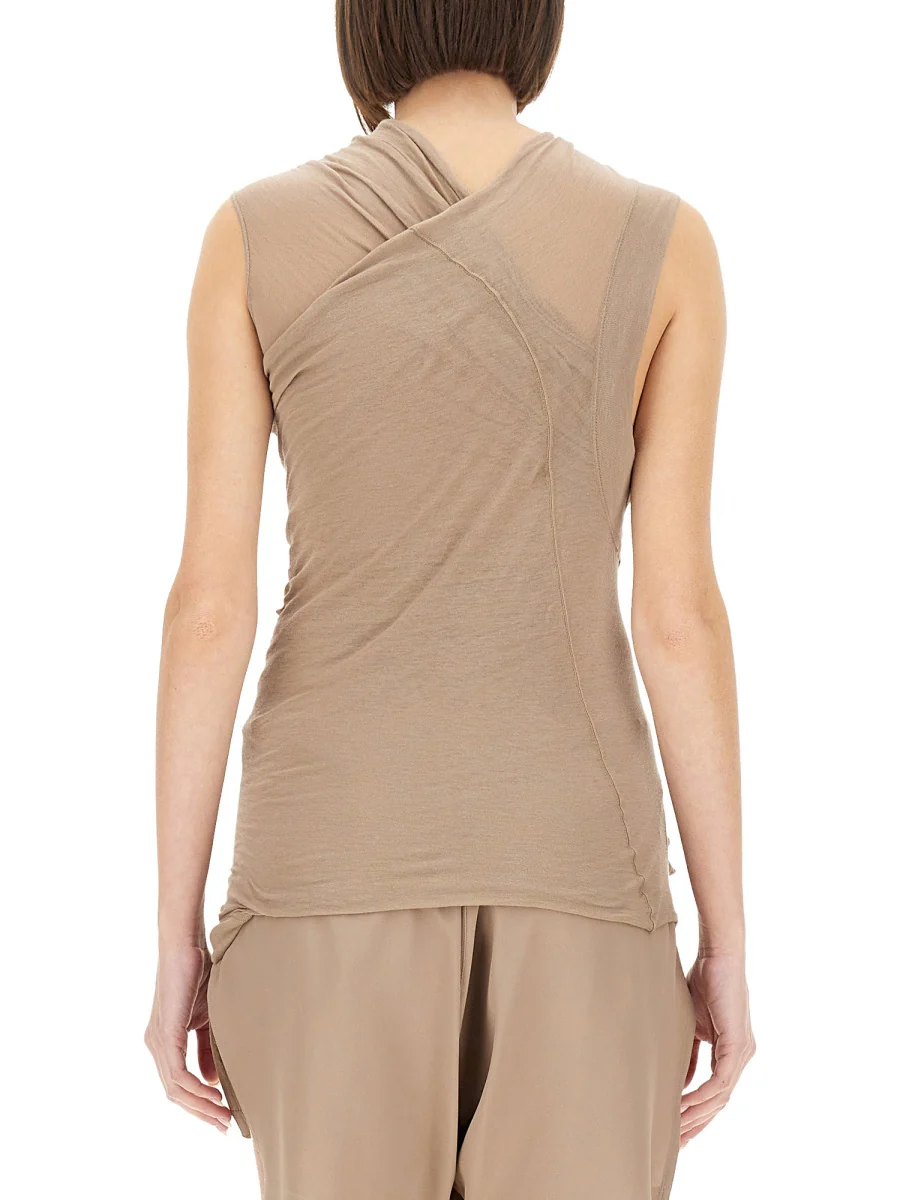 RICK OWENS Top with Crossover - Image 3