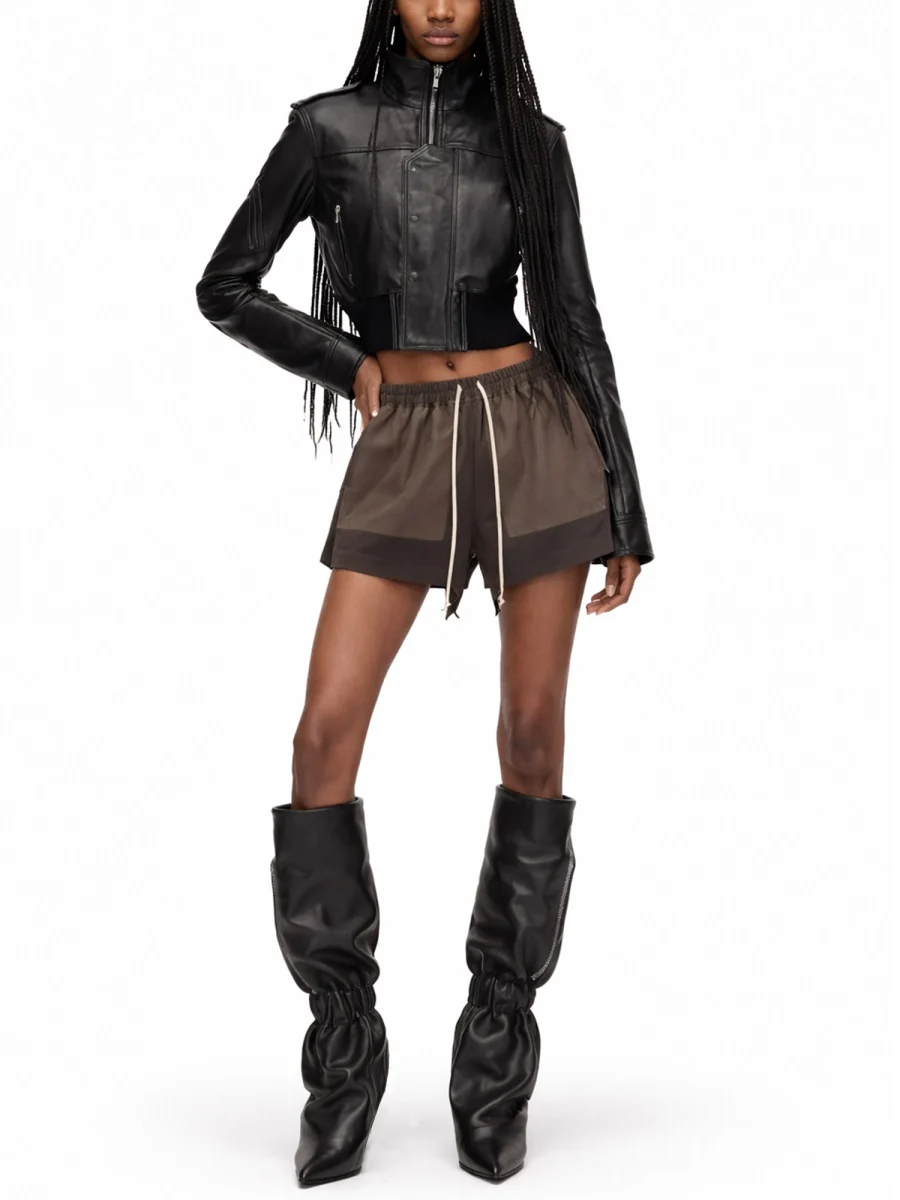 RICK OWENS Women Boxers Shorts - Image 2