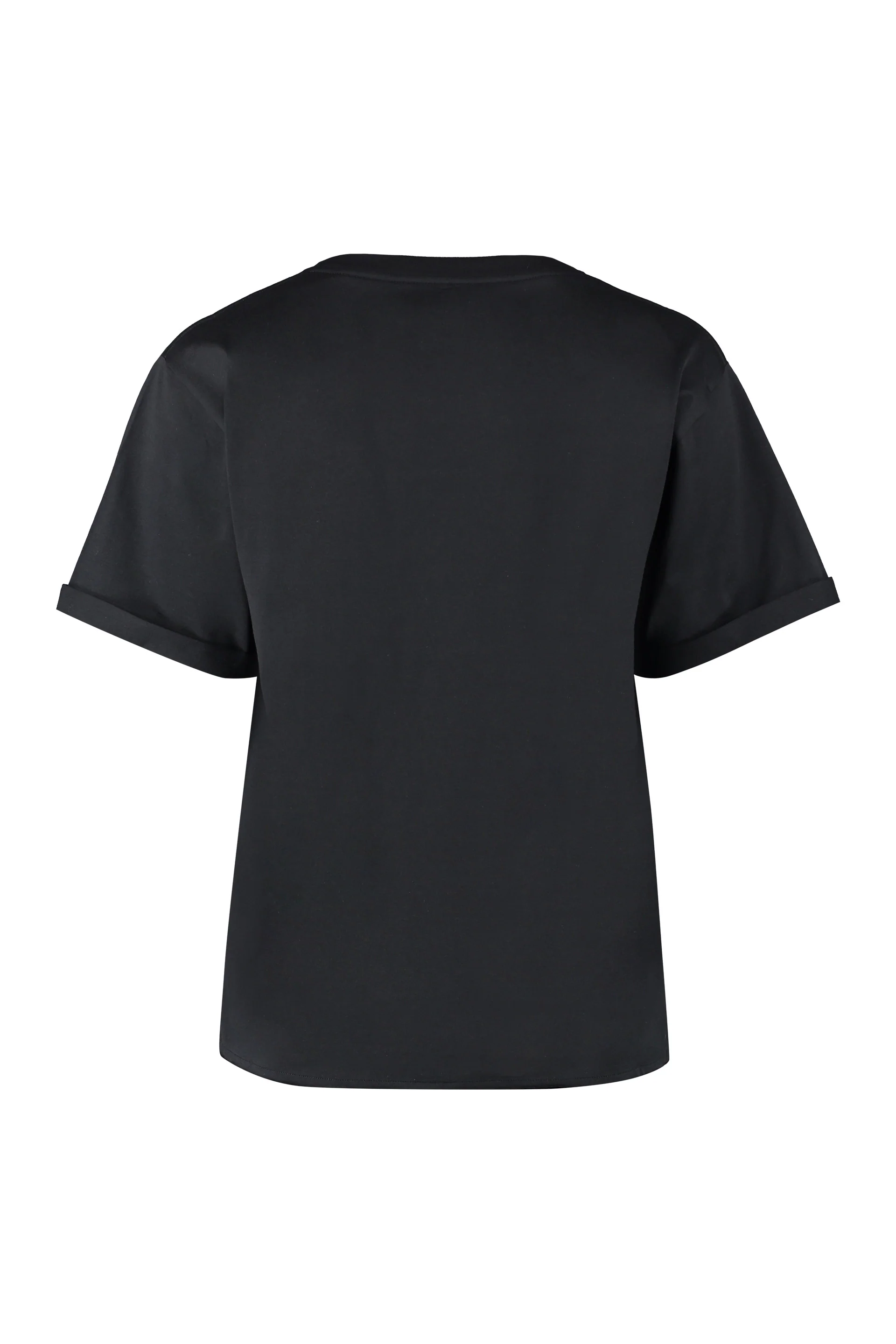 RIVE GAUCHE T-SHIRT CLASSIC-FIT ROUND-NECK T-SHIRT MADE with ORGANIC COTTON, FEATURING the SAINT LAURENT LOGO PRINTED on the CHEST - Image 2