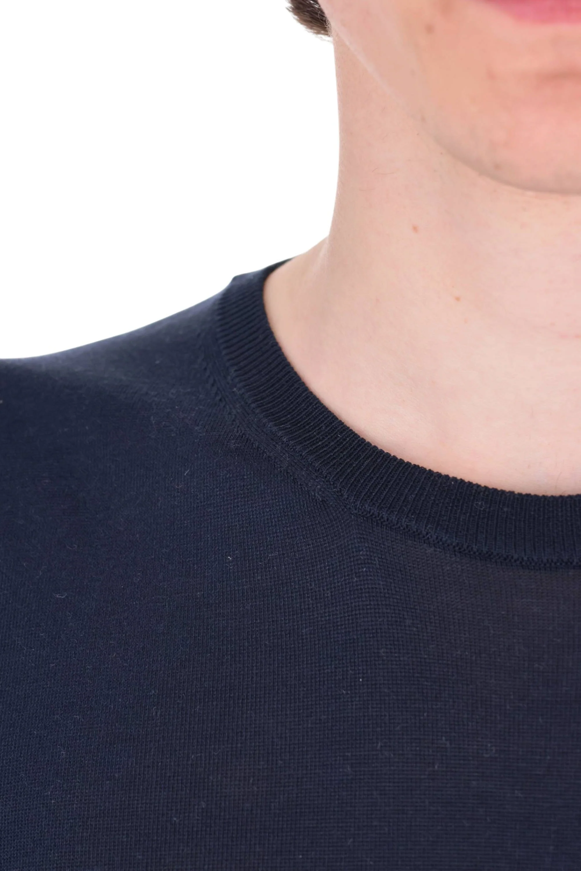 Roberto Collina Classic Men's Mini Knit T-shirt - Image 5