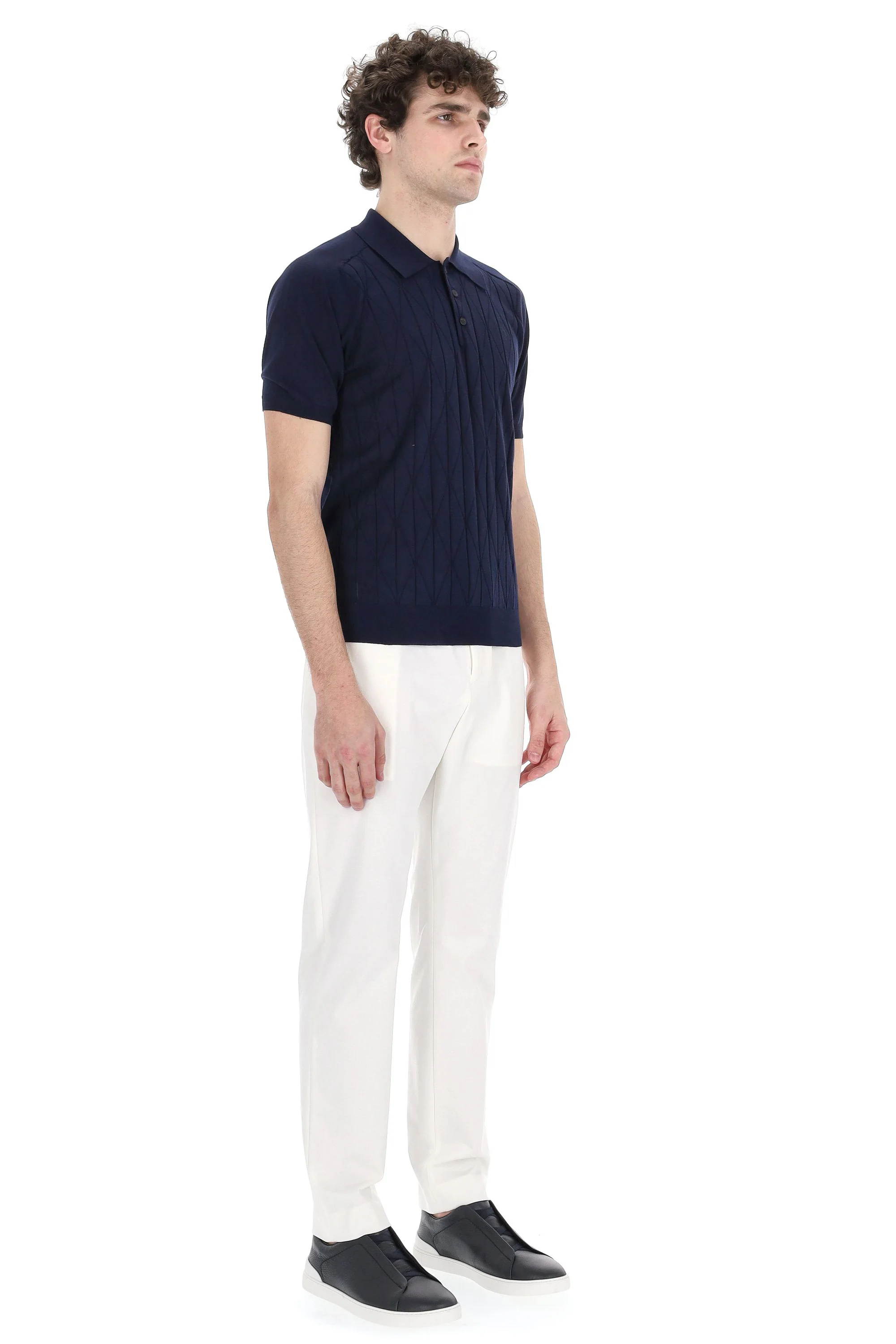 Roberto Collina Men's Essential Mini Tee - Image 2