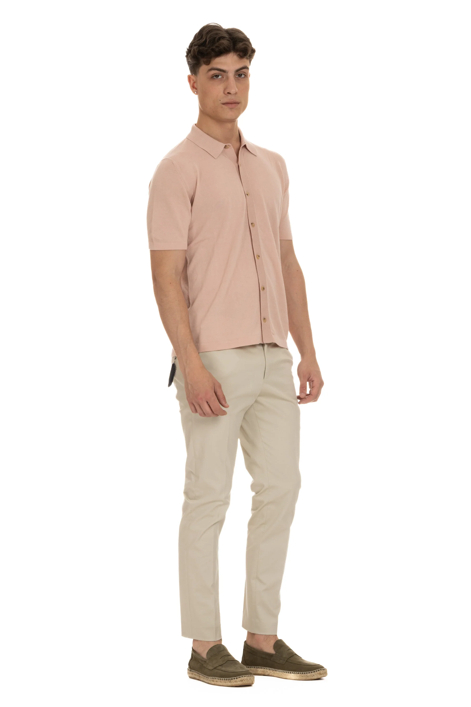 Roberto Collina Mini Lightweight Long Sleeve Shirt for Men - Image 2