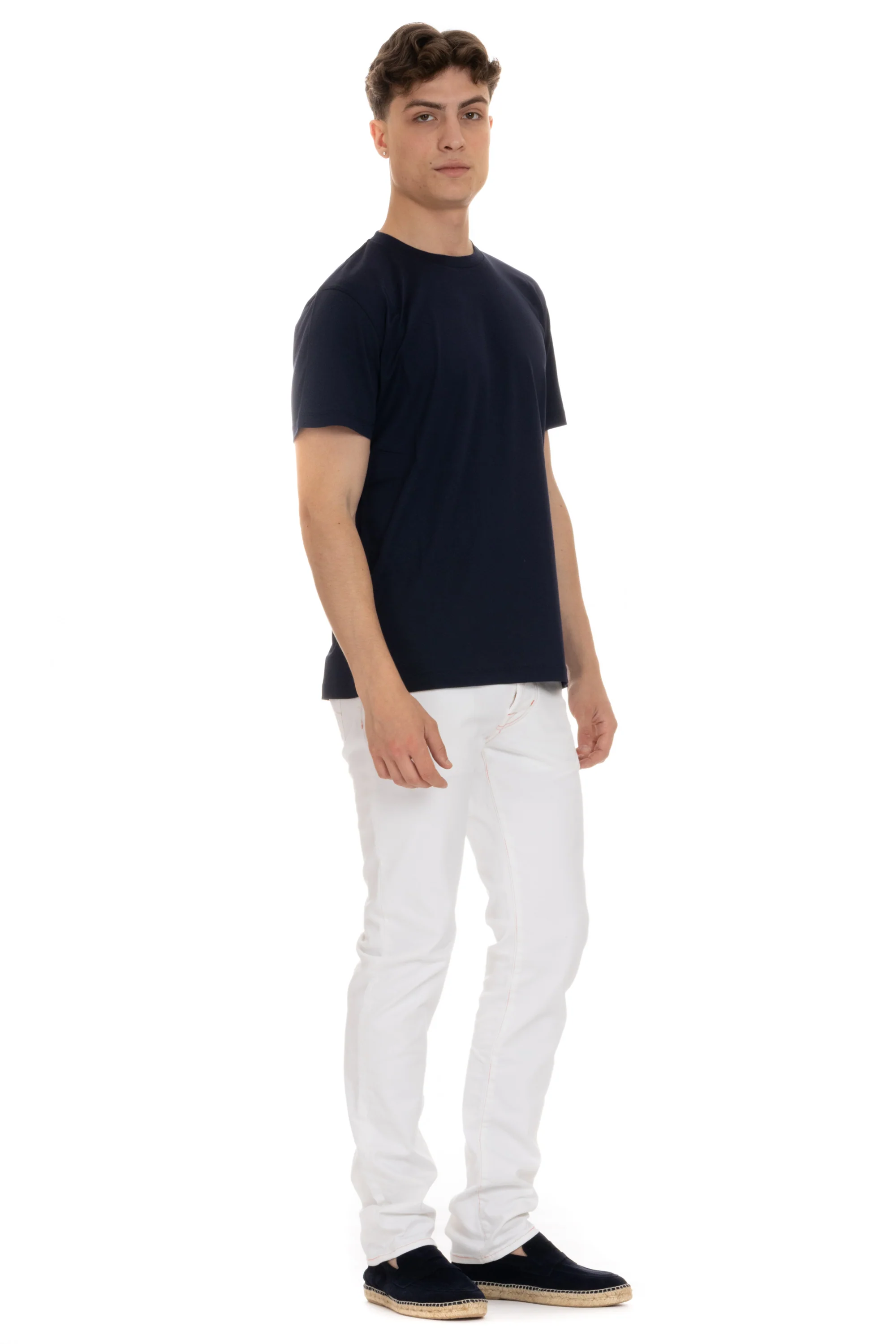 Roberto Collina Stylish Classic Mini T-Shirt for Men - Image 2