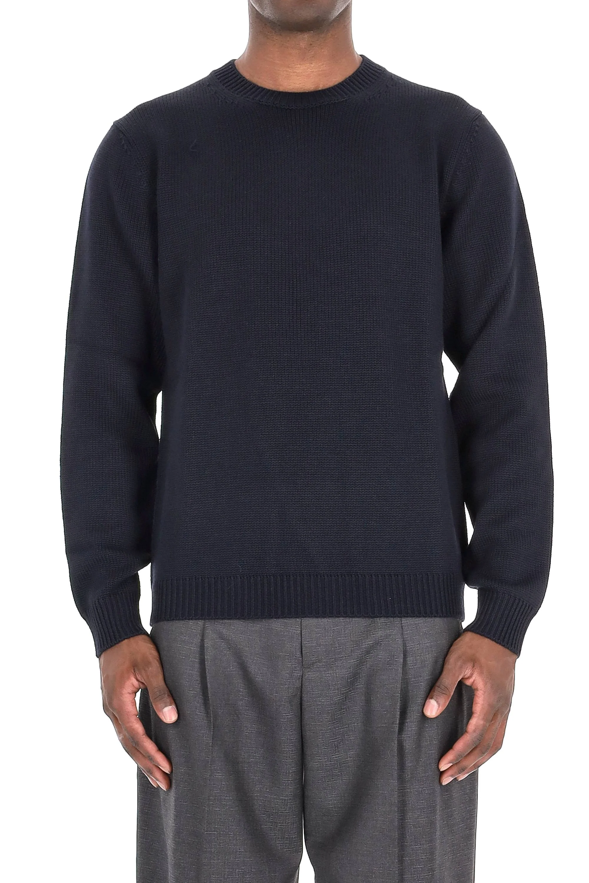Roberto Collina Stylish Crewneck Sweater for Men - FW25 Collection