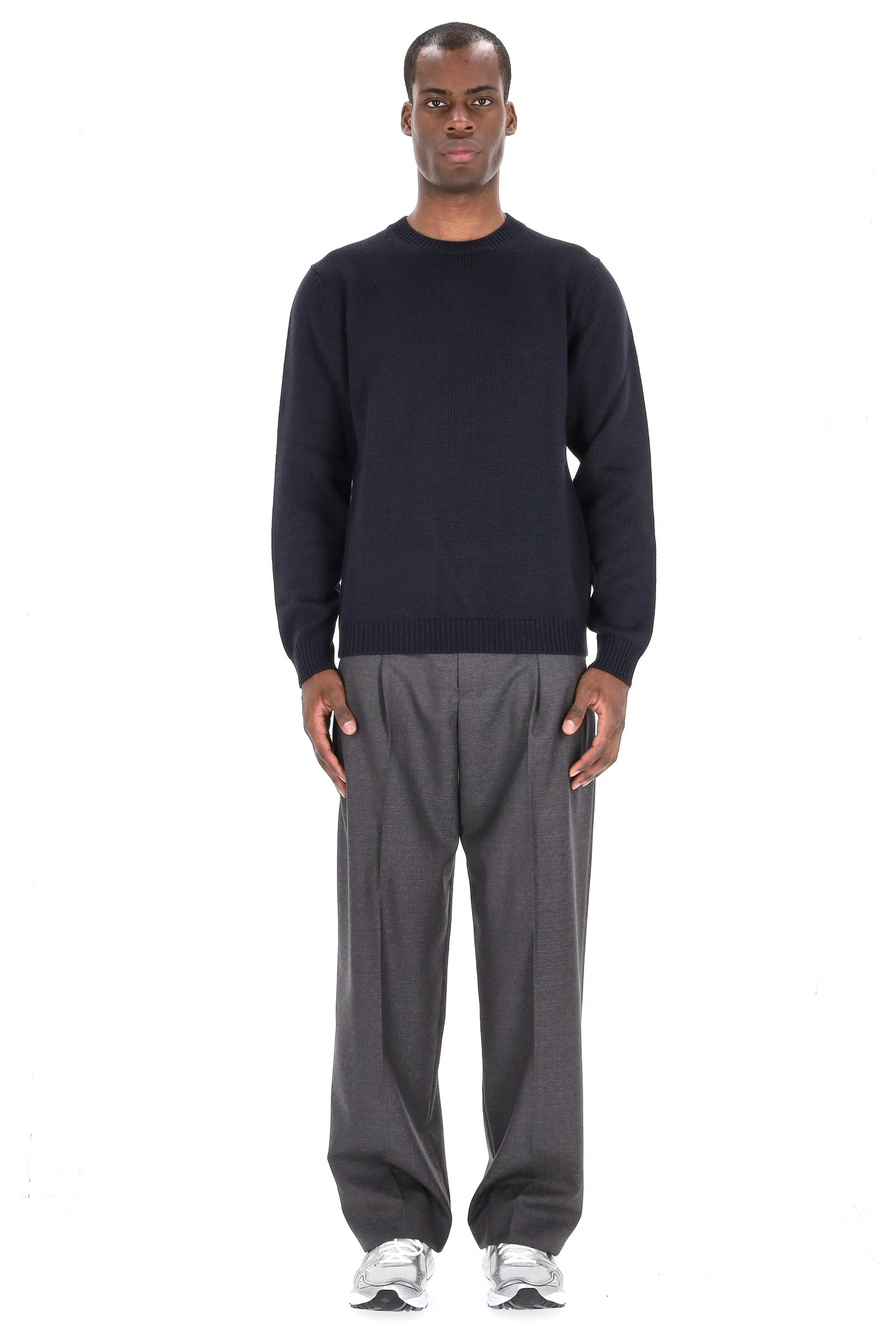 Roberto Collina Stylish Crewneck Sweater for Men - FW25 Collection - Image 2