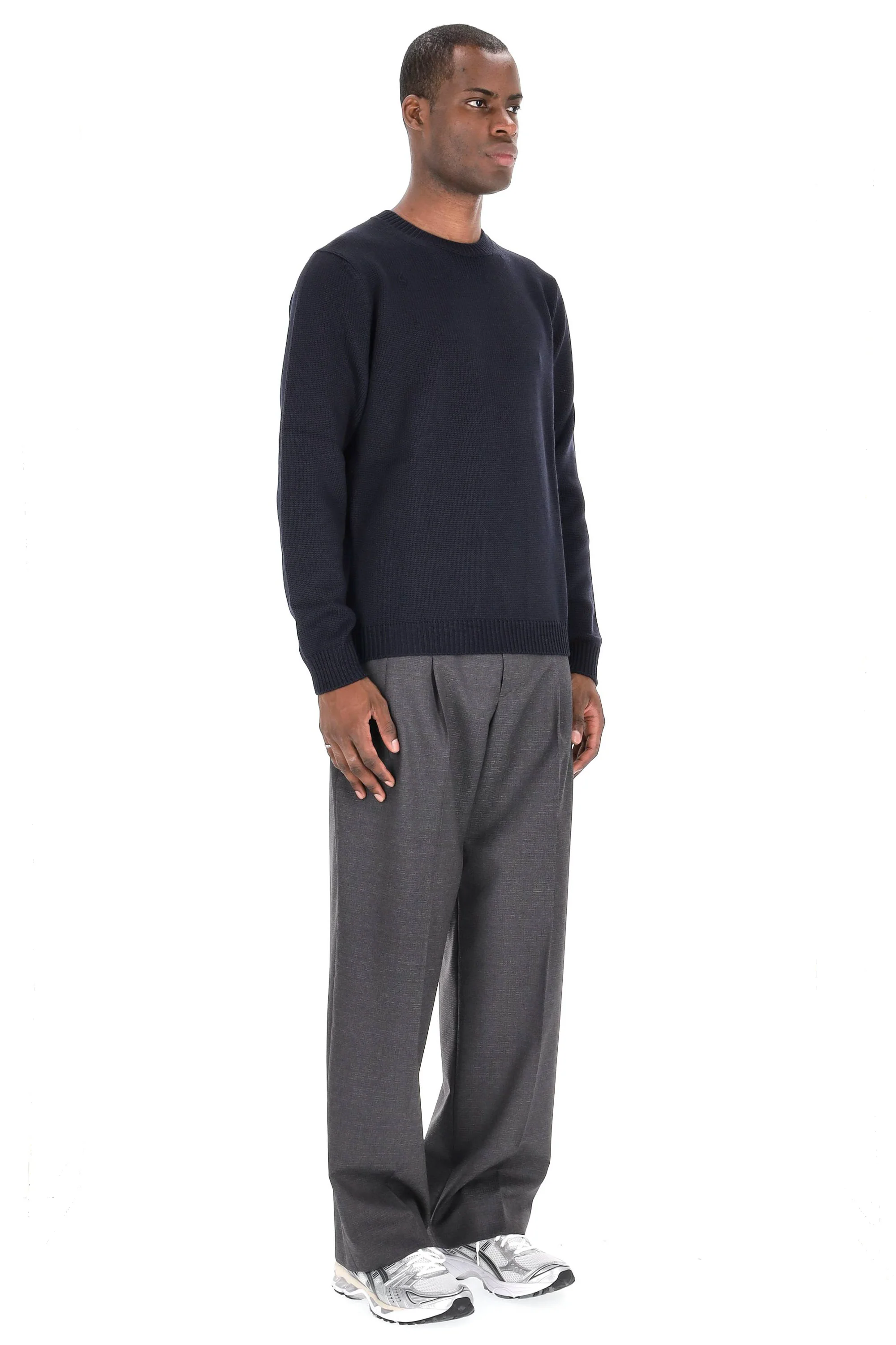 Roberto Collina Stylish Crewneck Sweater for Men - FW25 Collection - Image 3