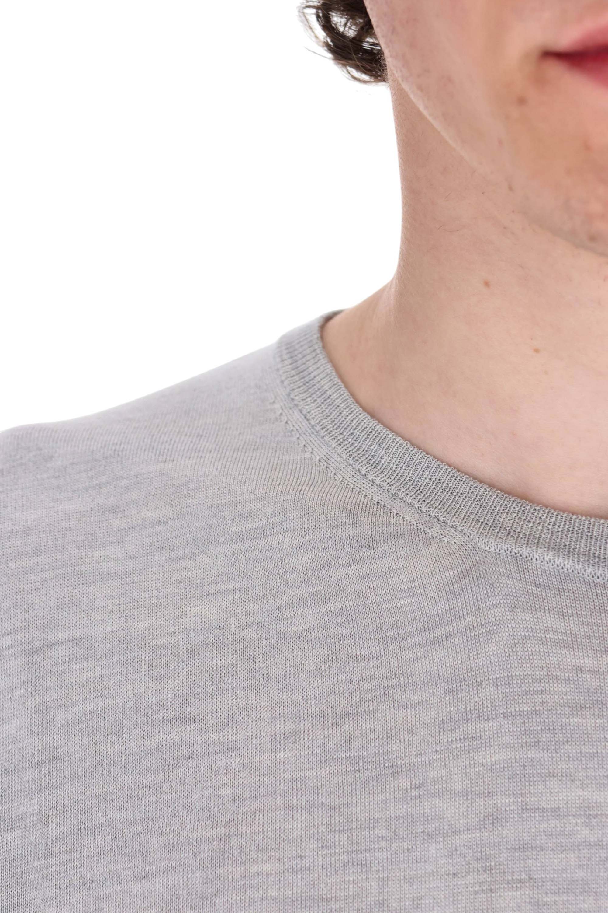 Roberto Collina Stylish Short-Sleeve Knitted Polo for Men - Image 5