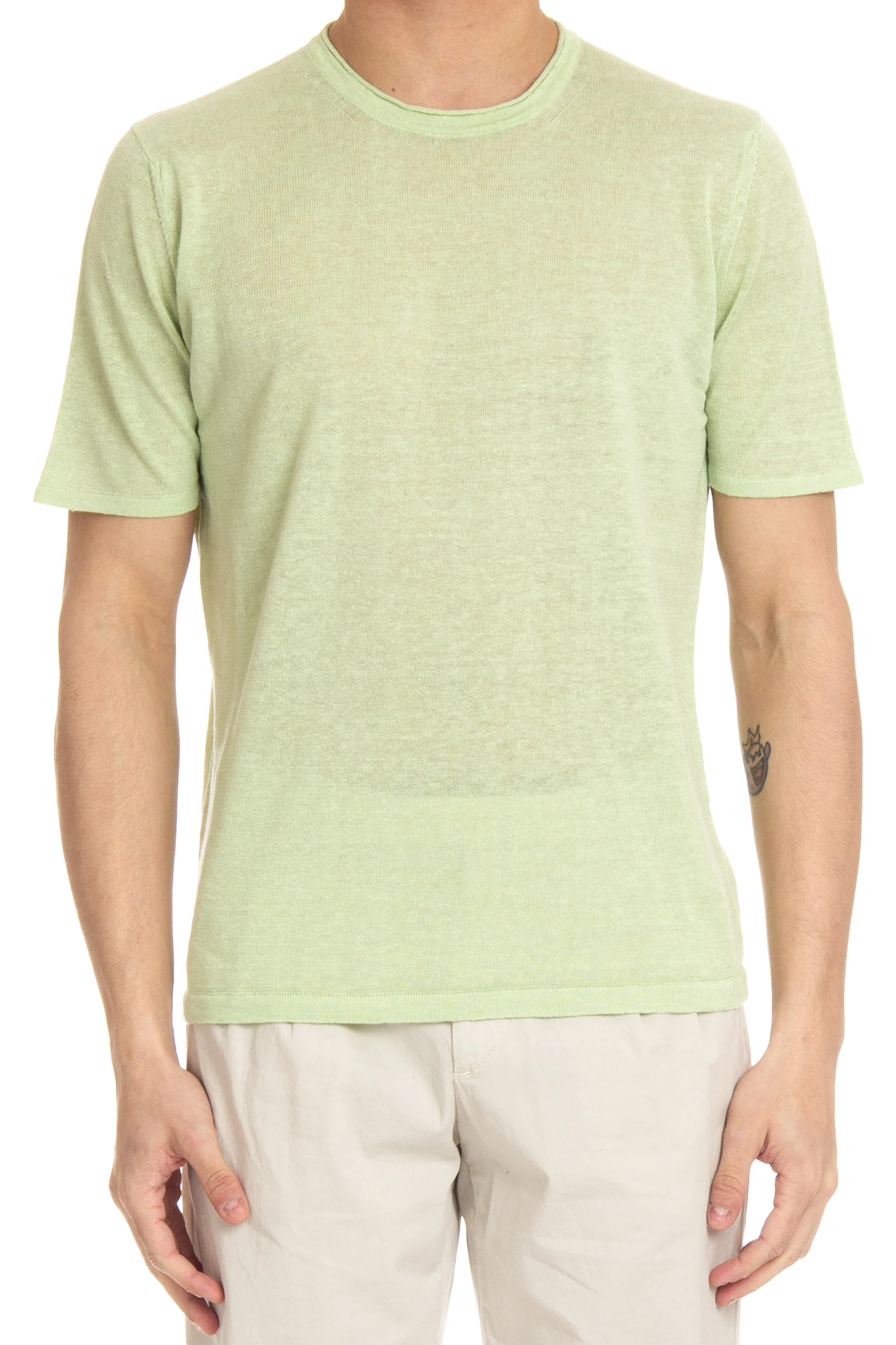 Roberto Collina Trendy Mini Polo Shirt for Men - Image 4