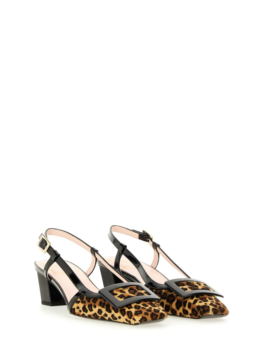 ROGER VIVIER Belle Vivier Pony Slingback Pumps - Image 7