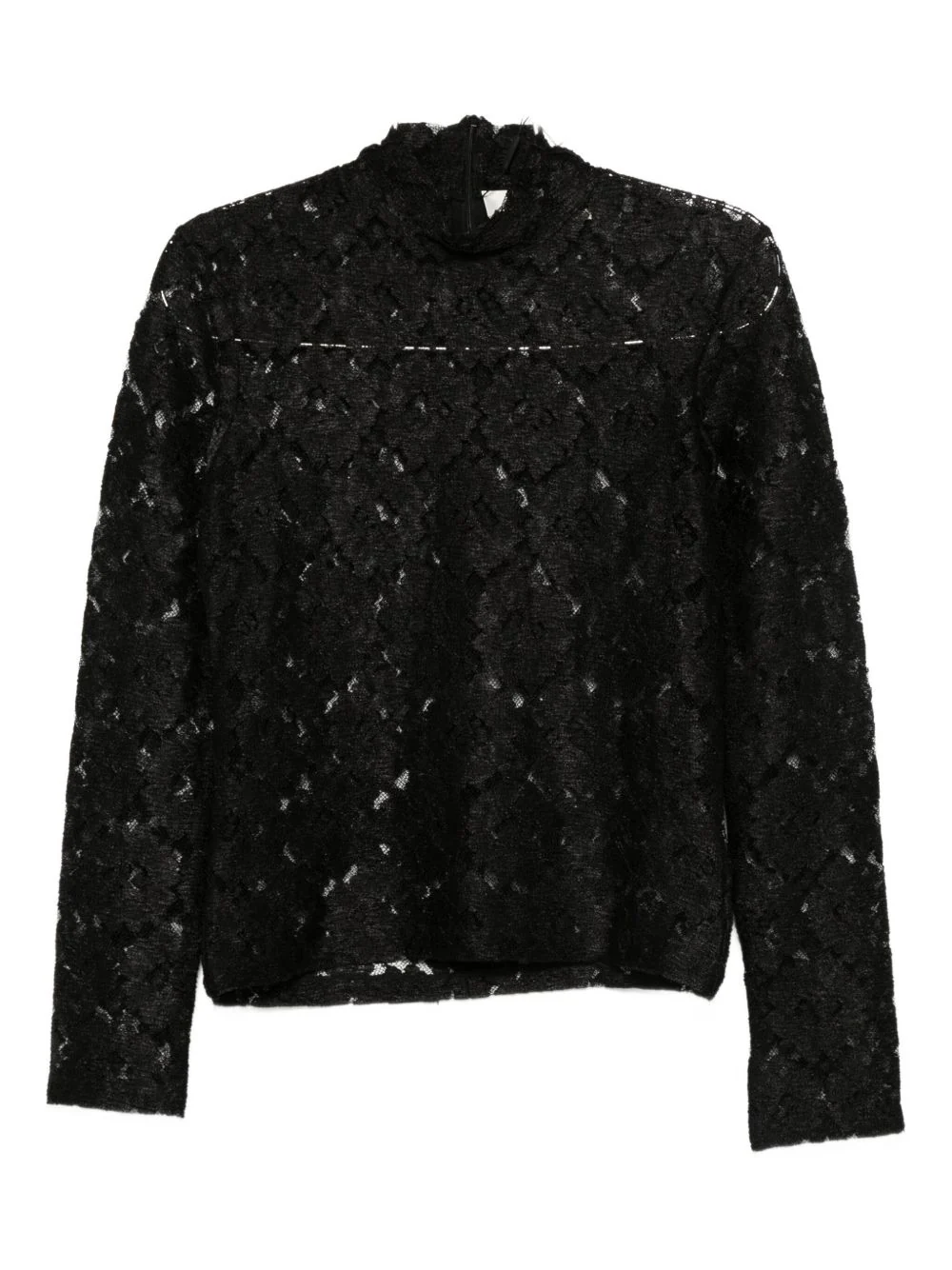 Rohe High Turtleneck with Center Back Zip - Size 34