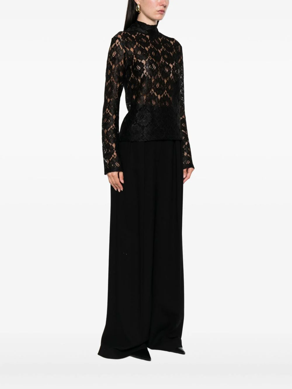 Rohe High Turtleneck with Center Back Zip - Size 34 - Image 3
