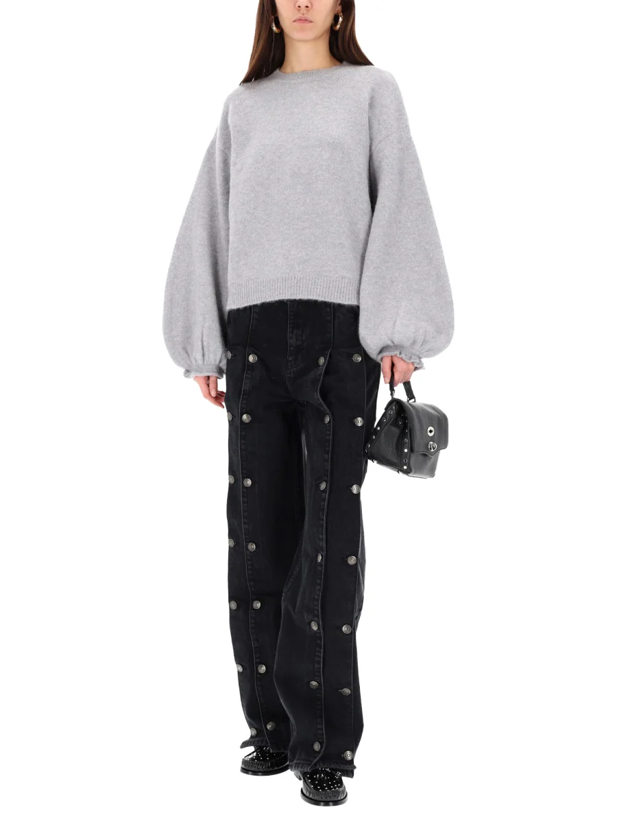 ROTATE BIRGER CHRISTENSEN Knit V-neck Sweater - Image 2