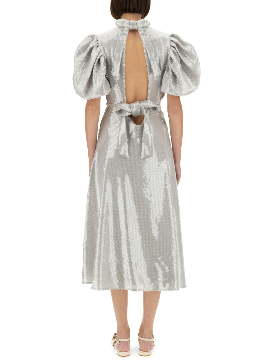 ROTATE BIRGER CHRISTENSEN Sequined Midi Dress - Image 3